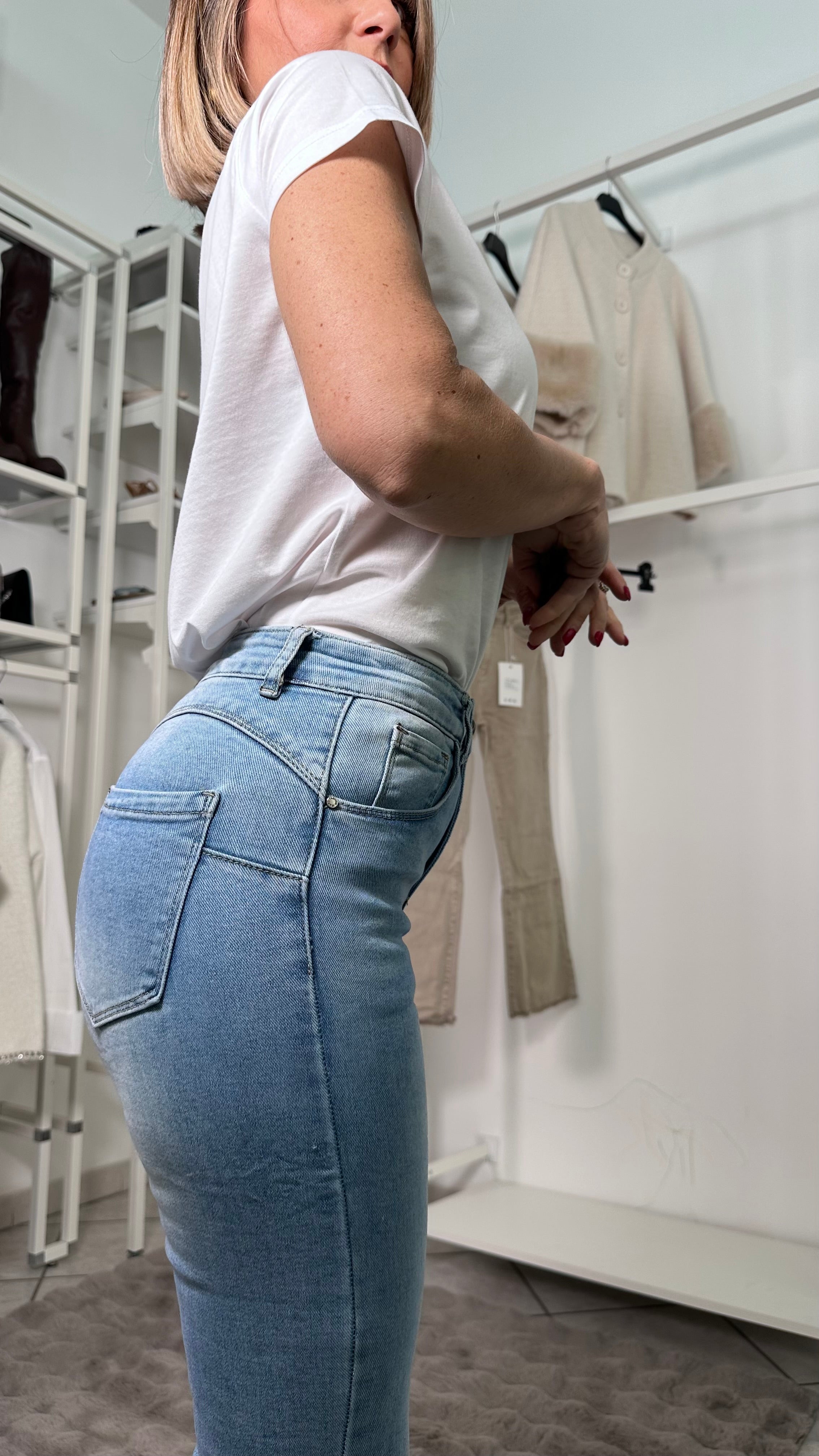 Jeans Zampetta -5 Kg – Denim Chiaro