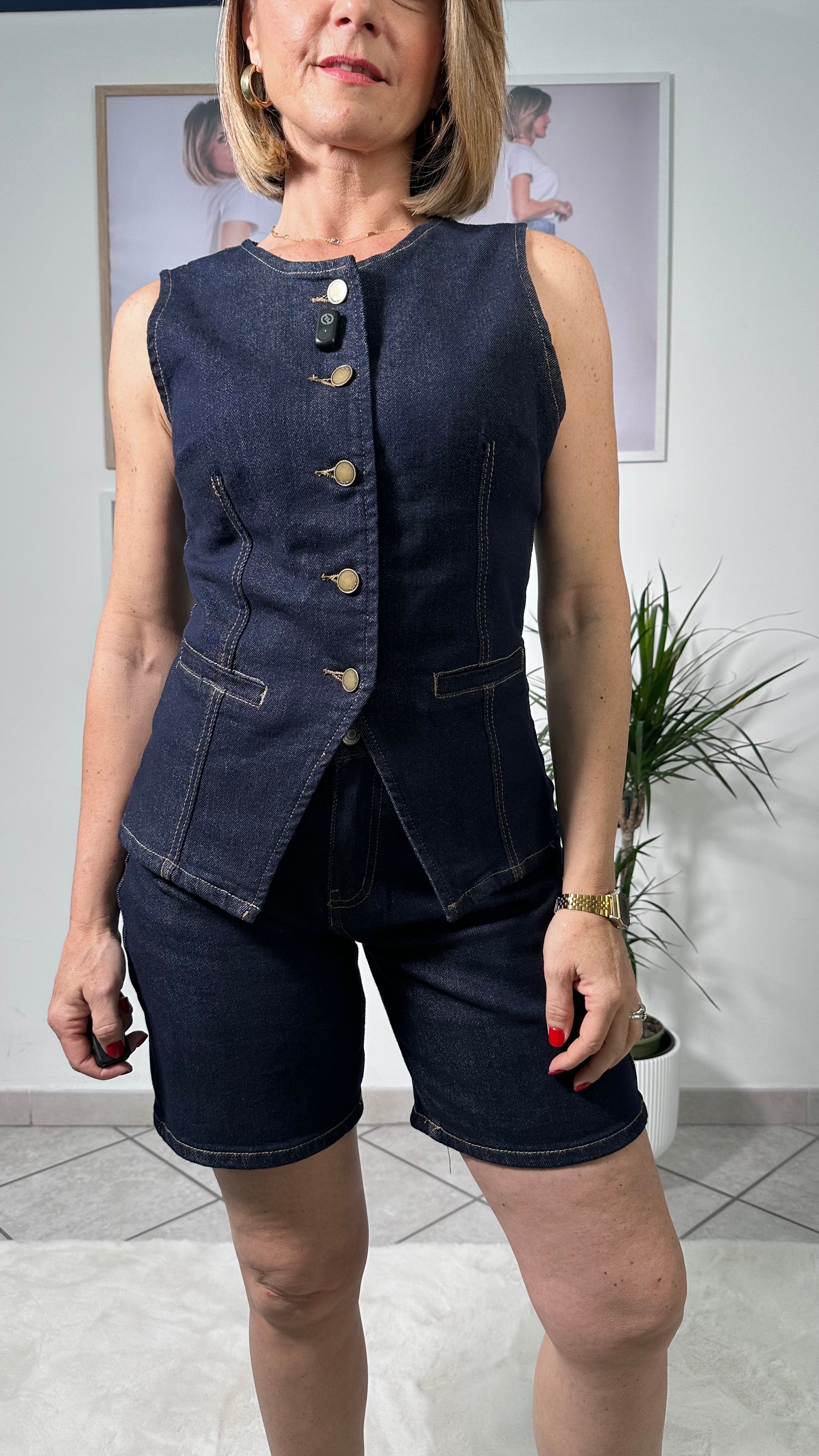 Coordinato Denim Dark Boss