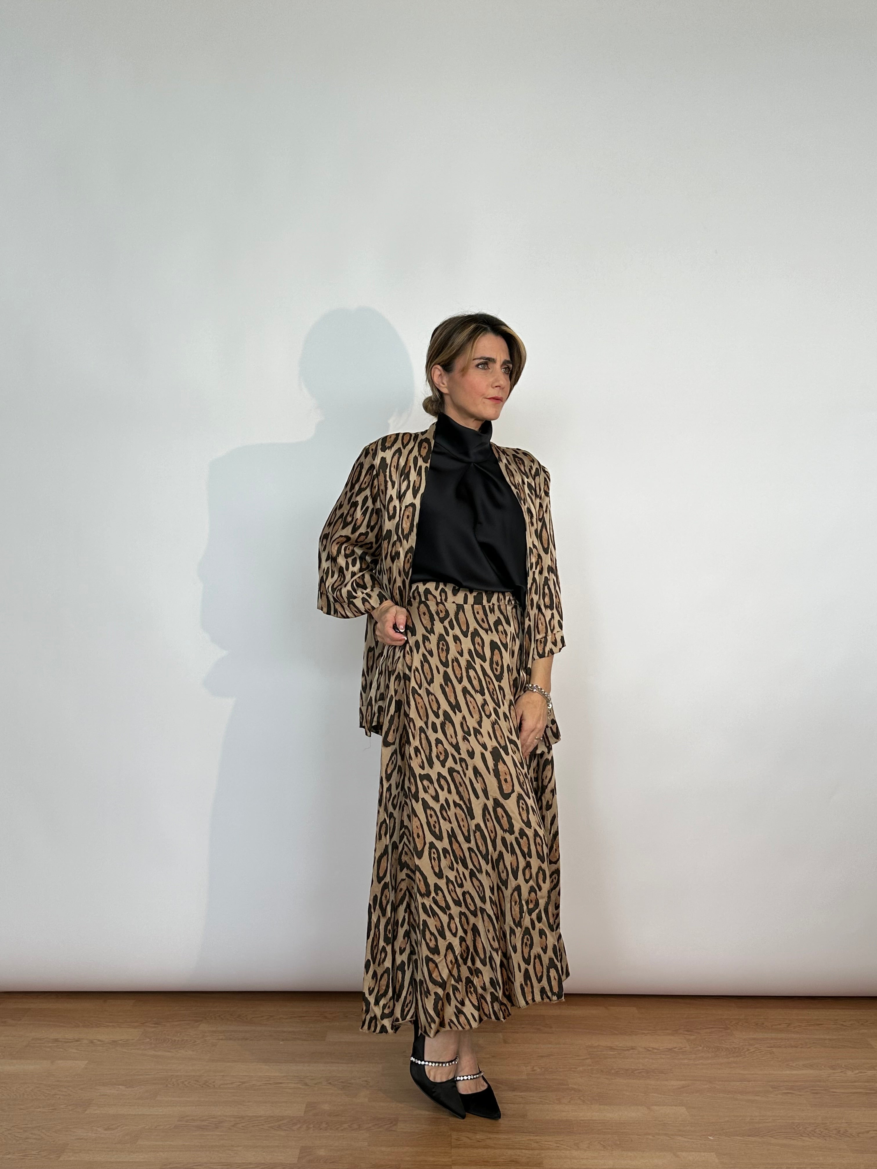 Coord-set Animalier in viscosa