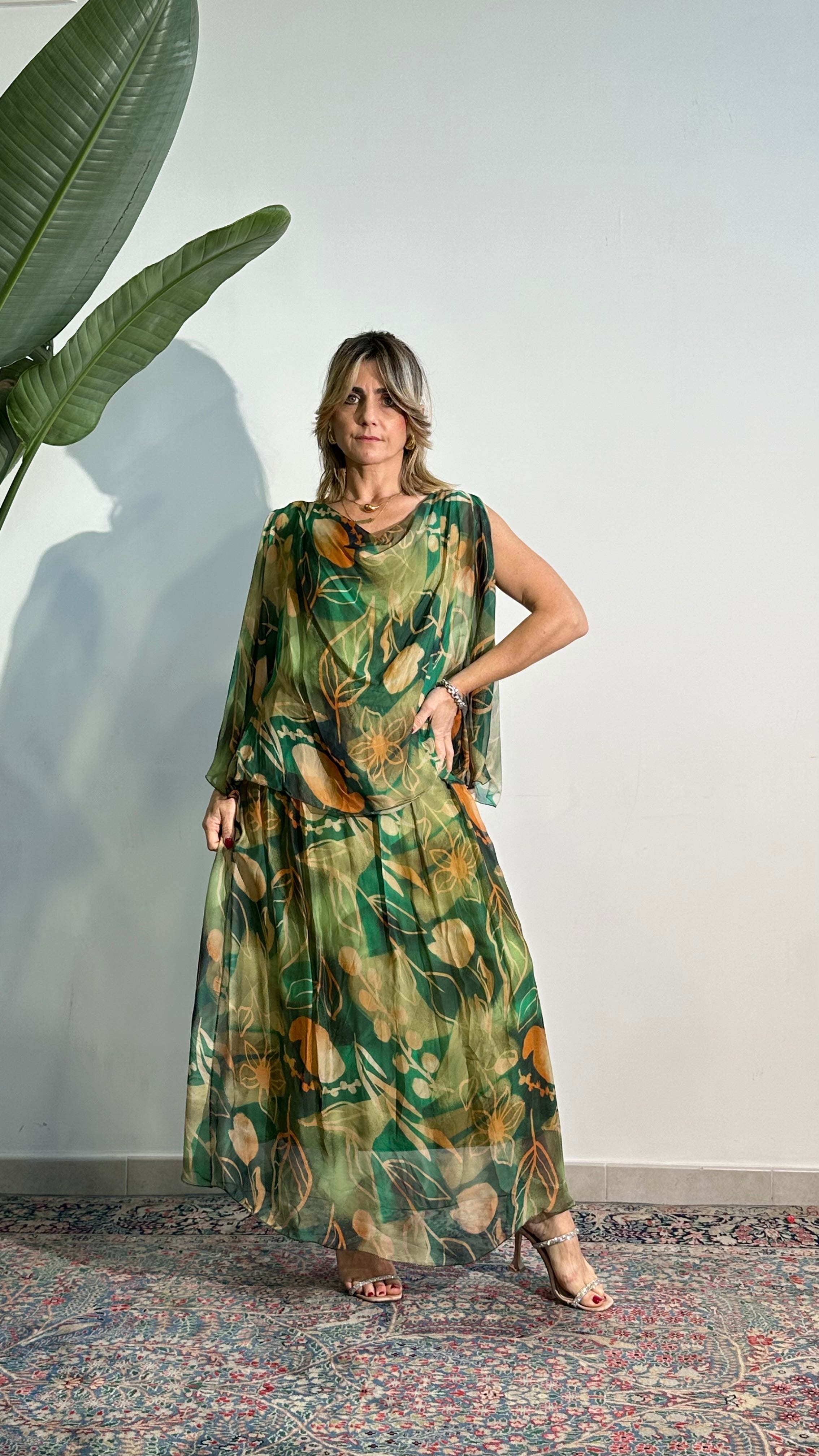 Abito Barbara un misto seta