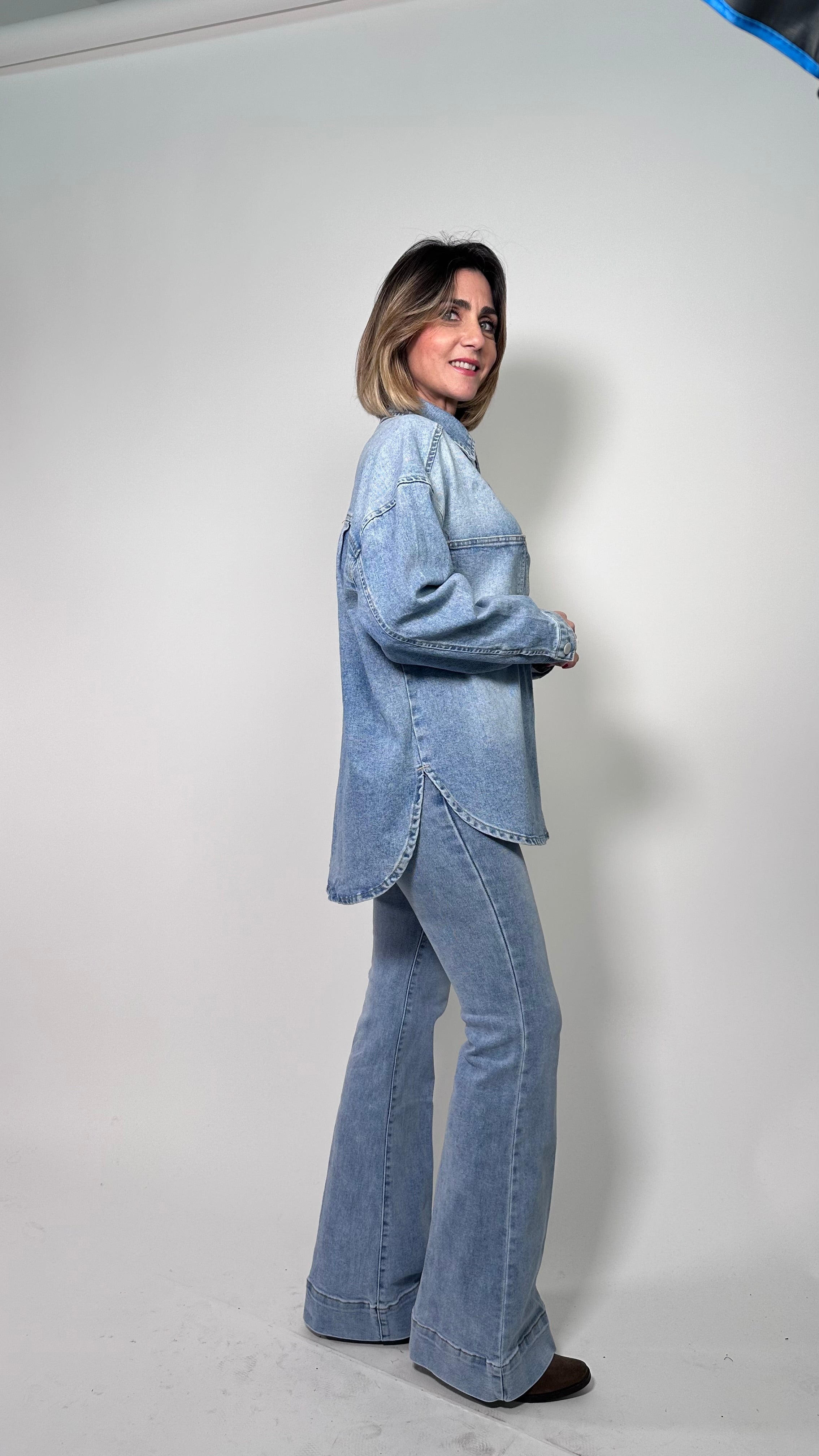 Camicia Denim Over Easy Chic