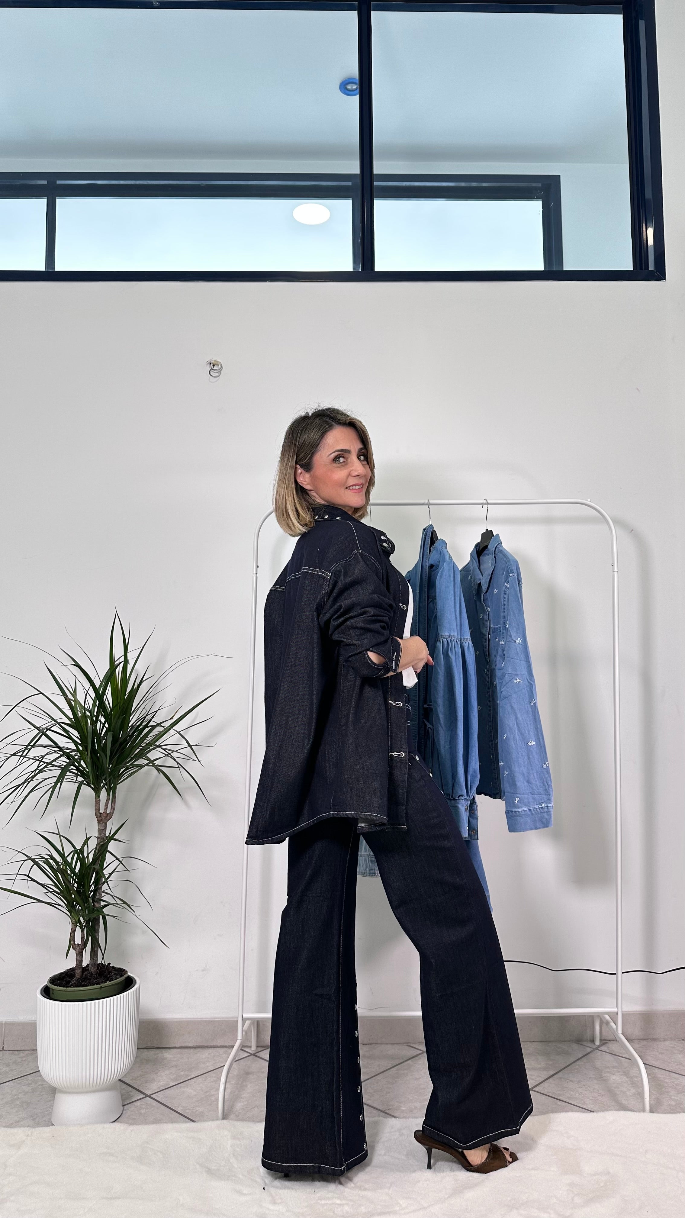 Coordinato Denim Comfy Chic