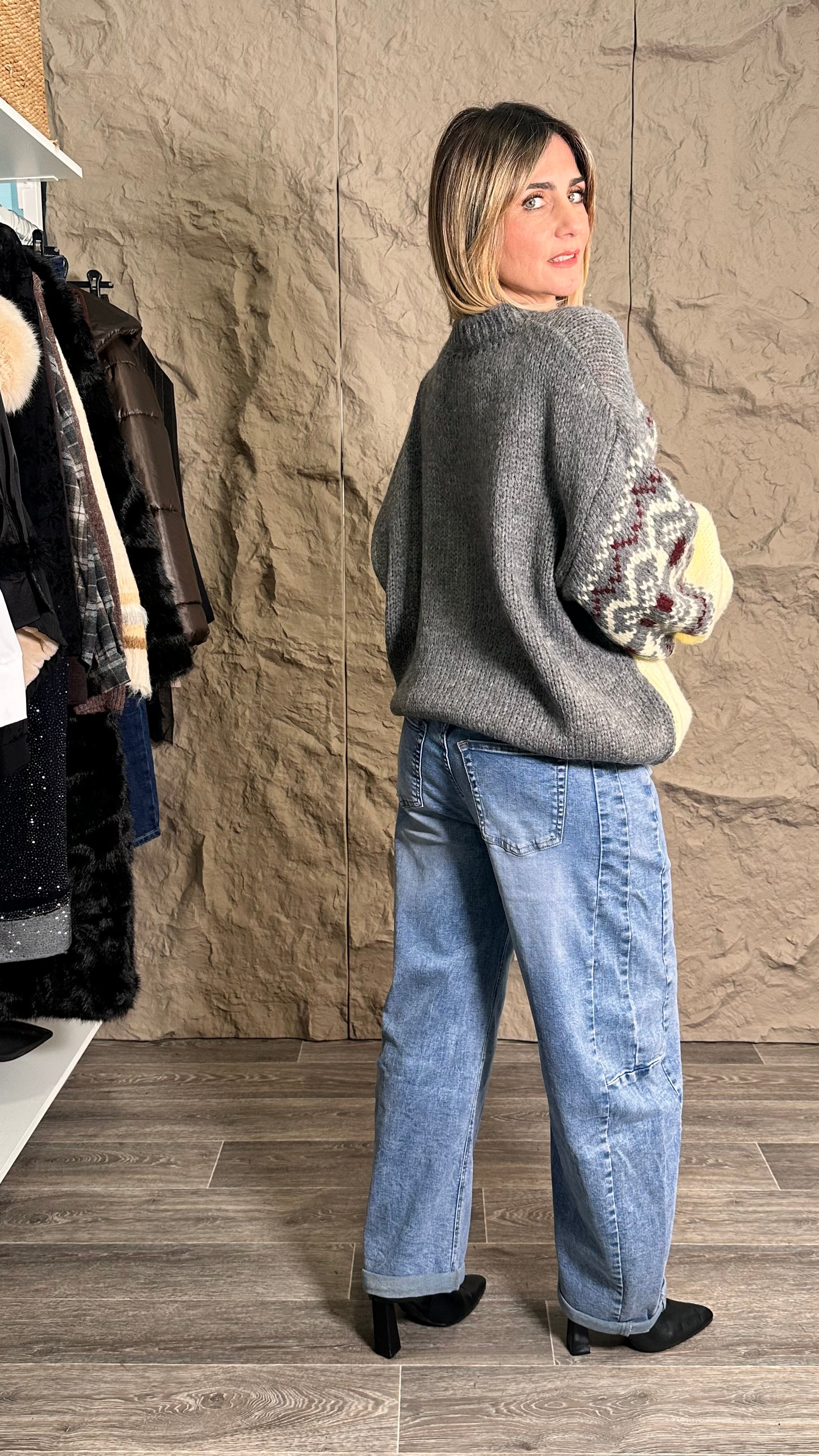 Maglione Artic Grigio