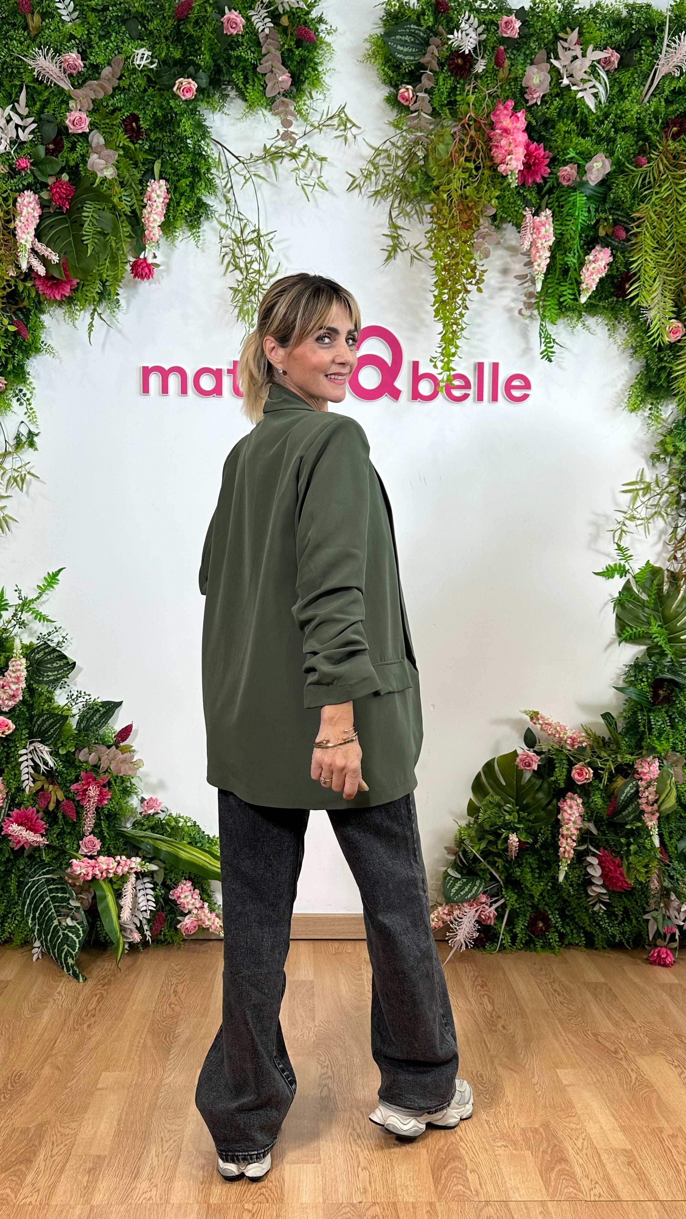 Blazer Camilla verde militare