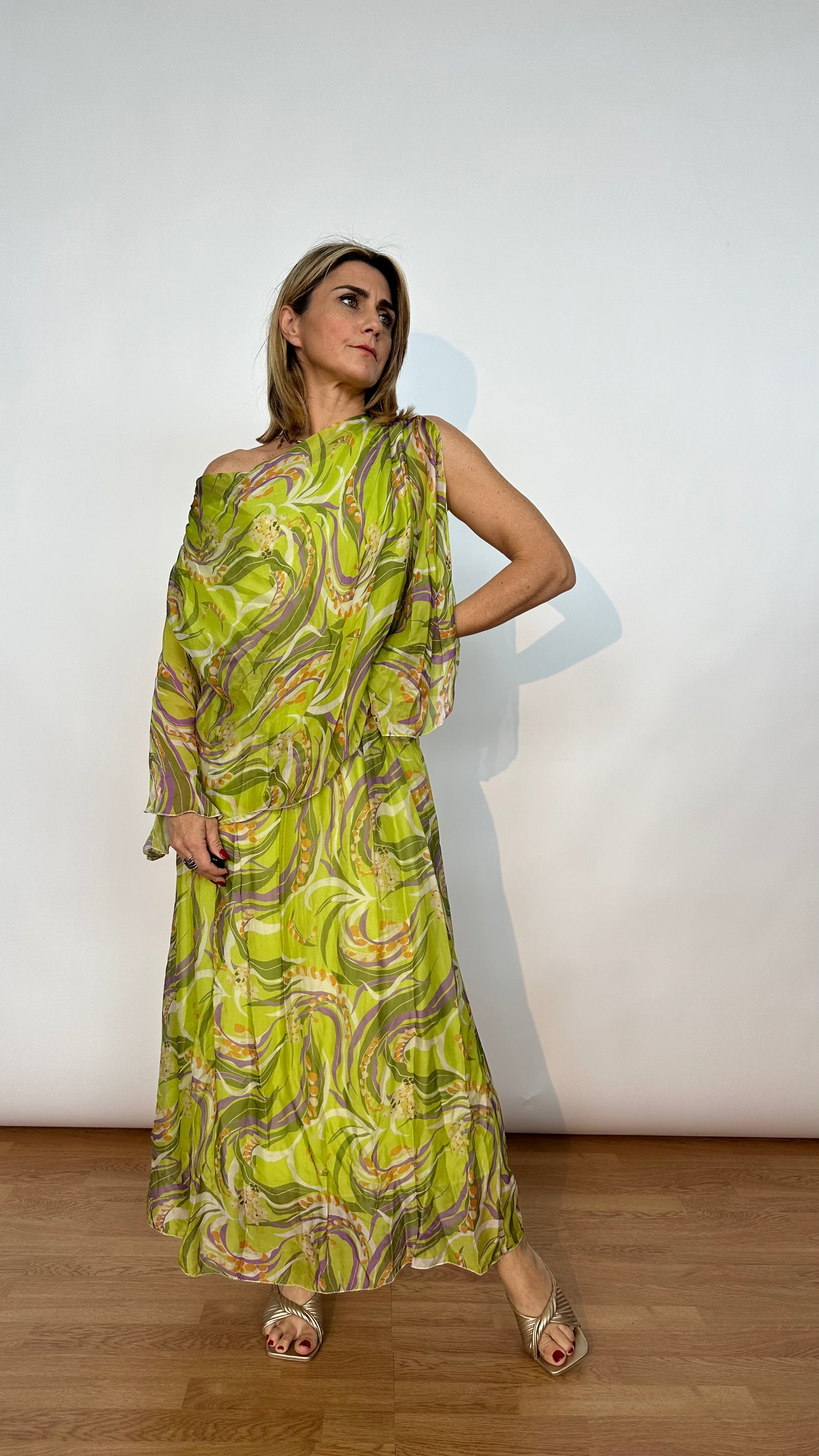 Abito Barbara un misto seta