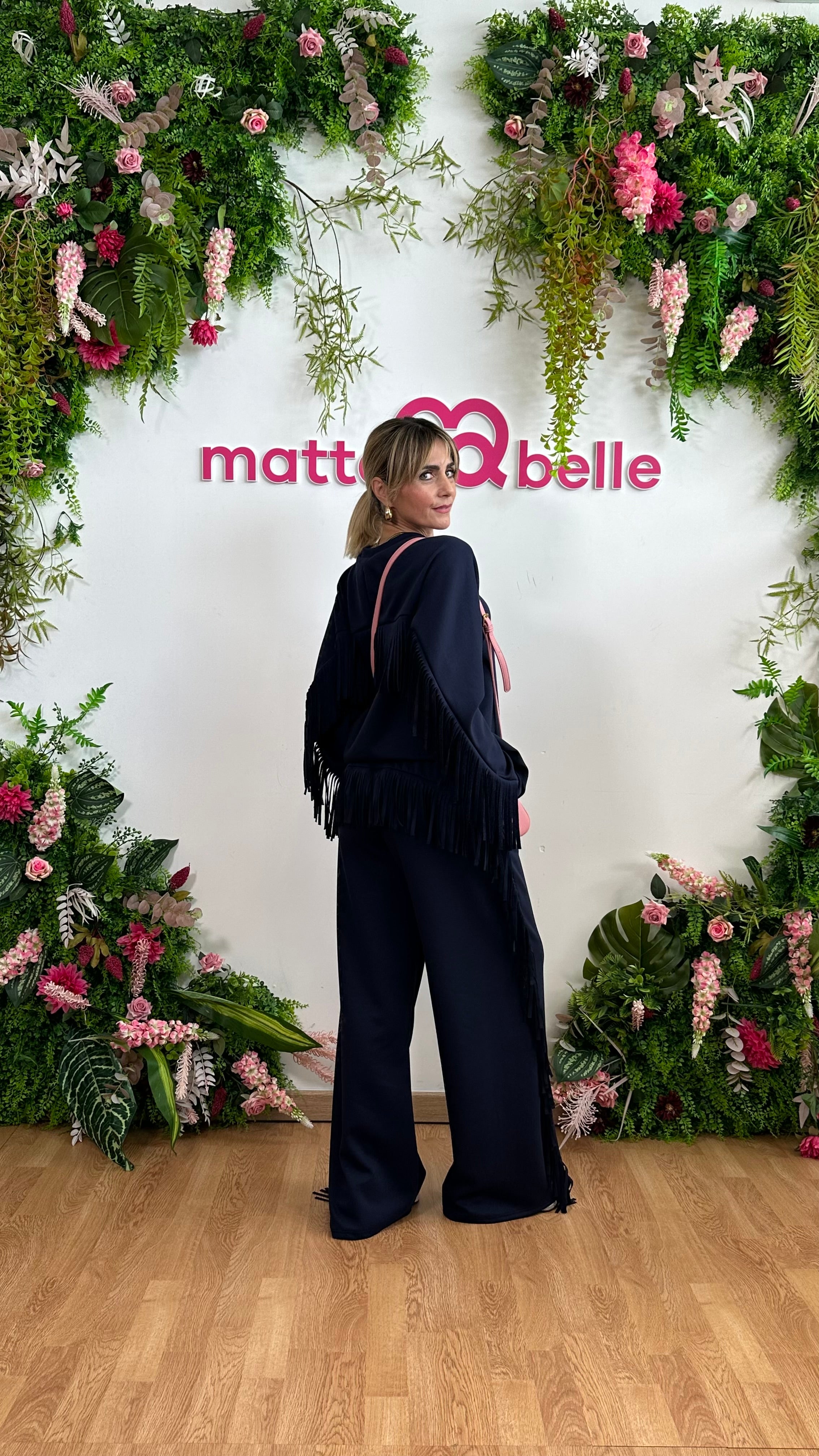 Coordinato Frange blu