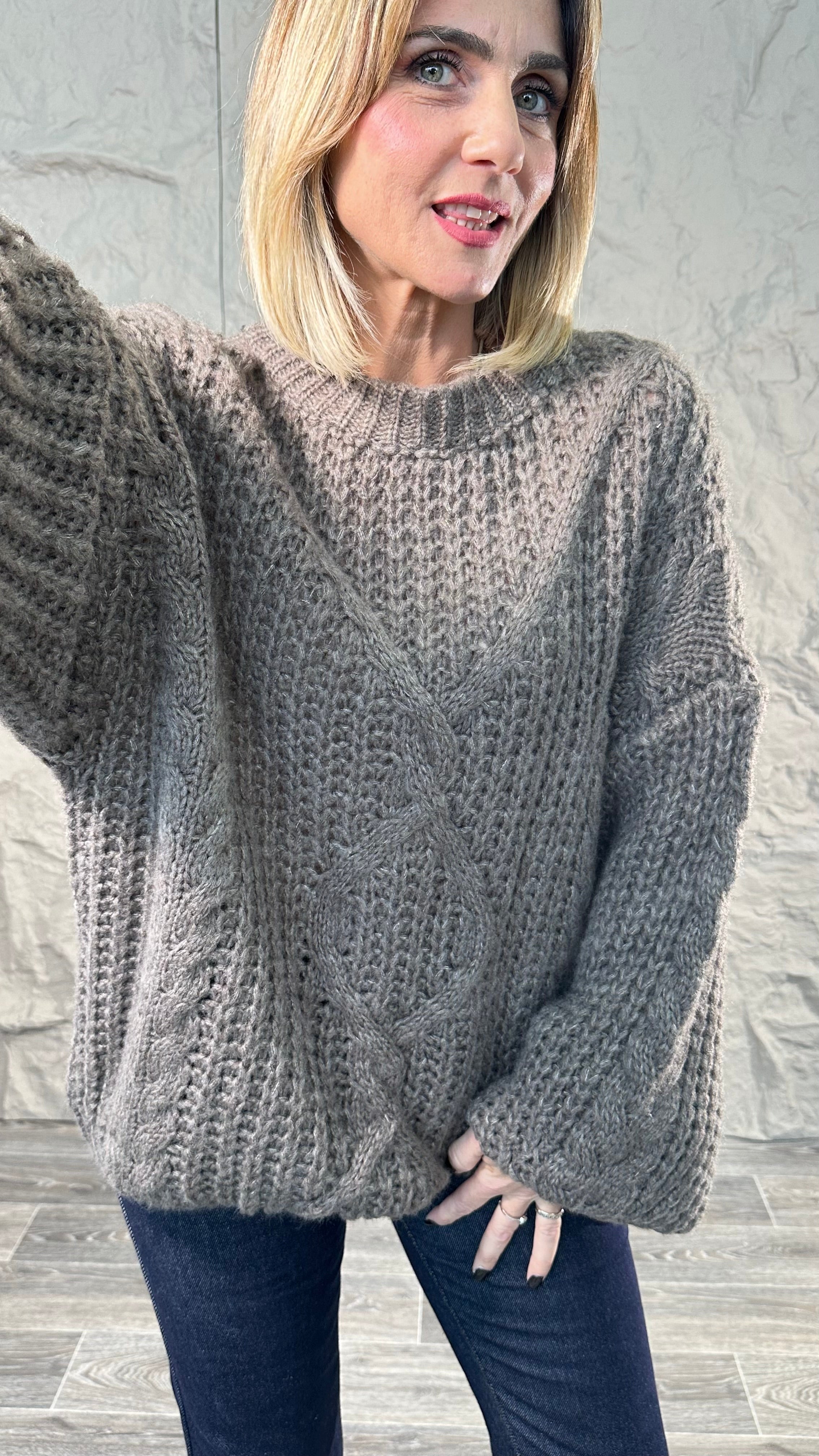 Pull Treccia Tortora