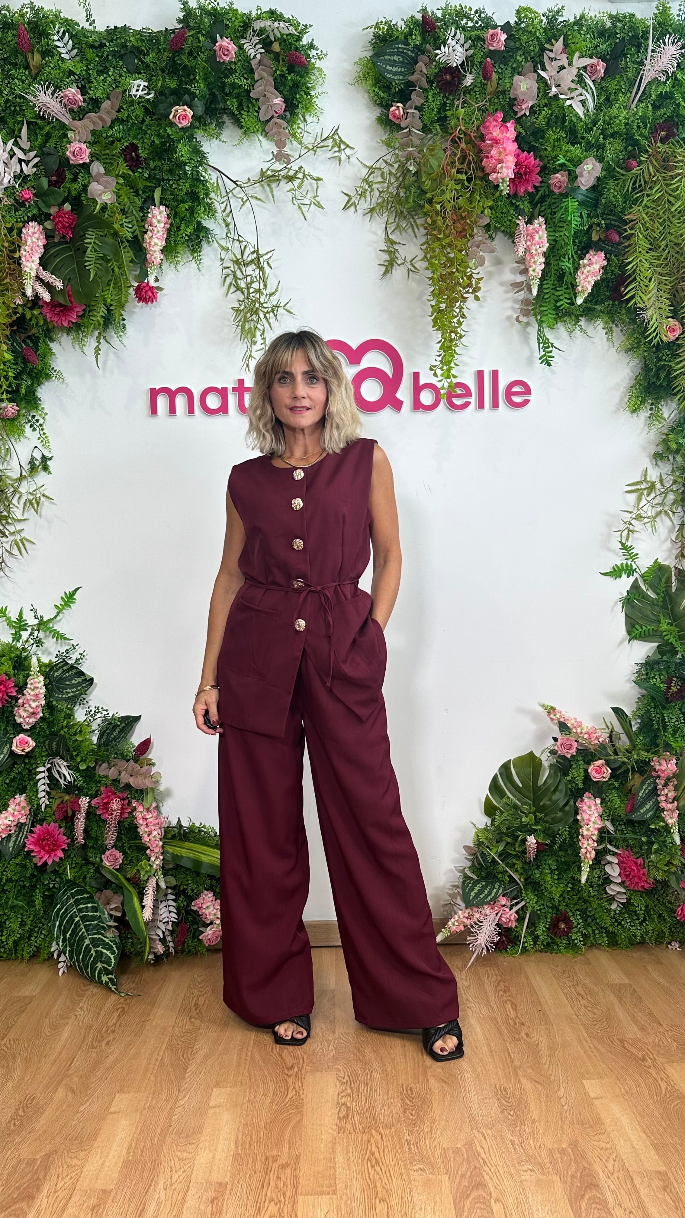 Tailleur Giorgia bordeaux