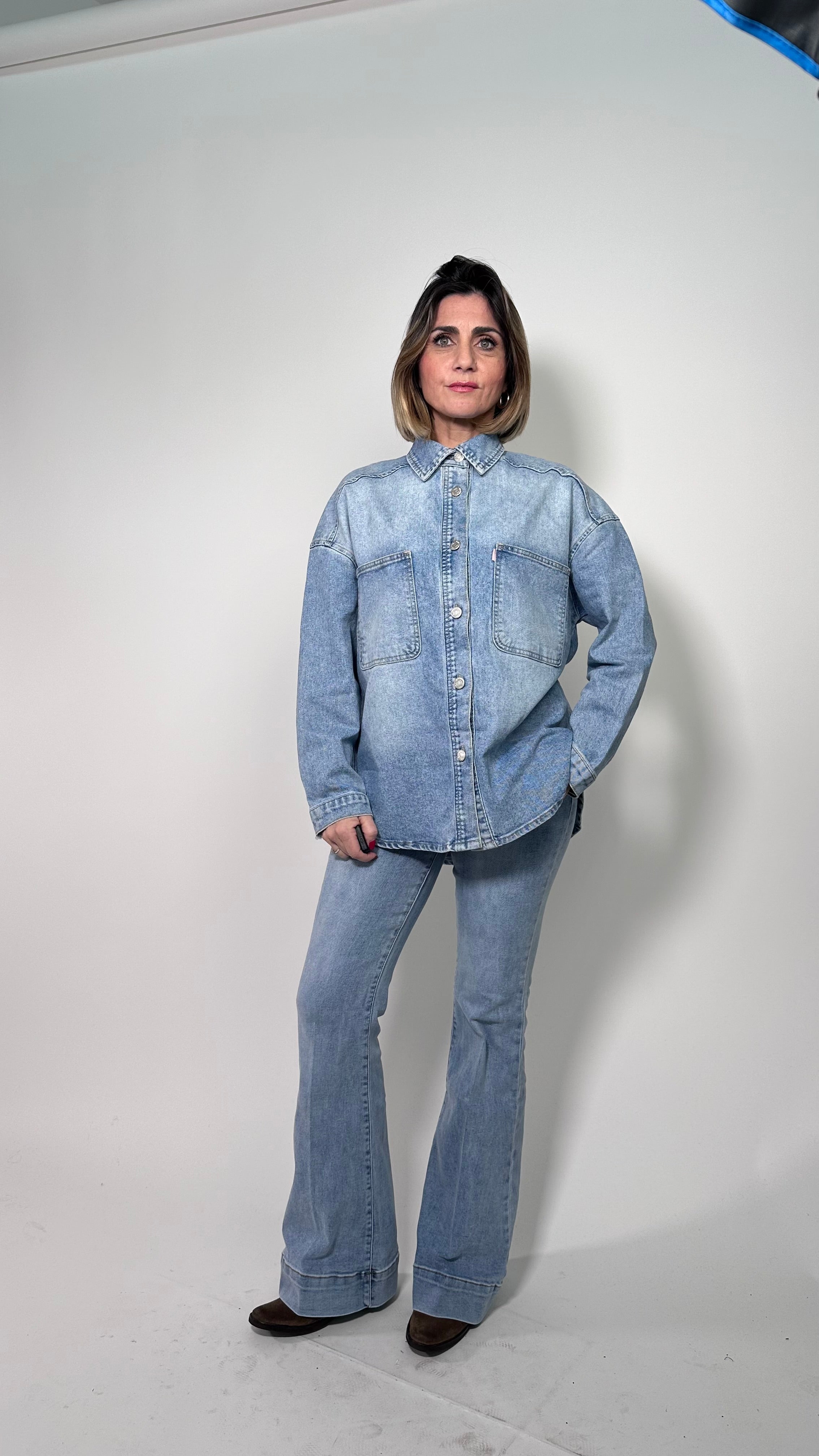 Camicia Denim Over Easy Chic
