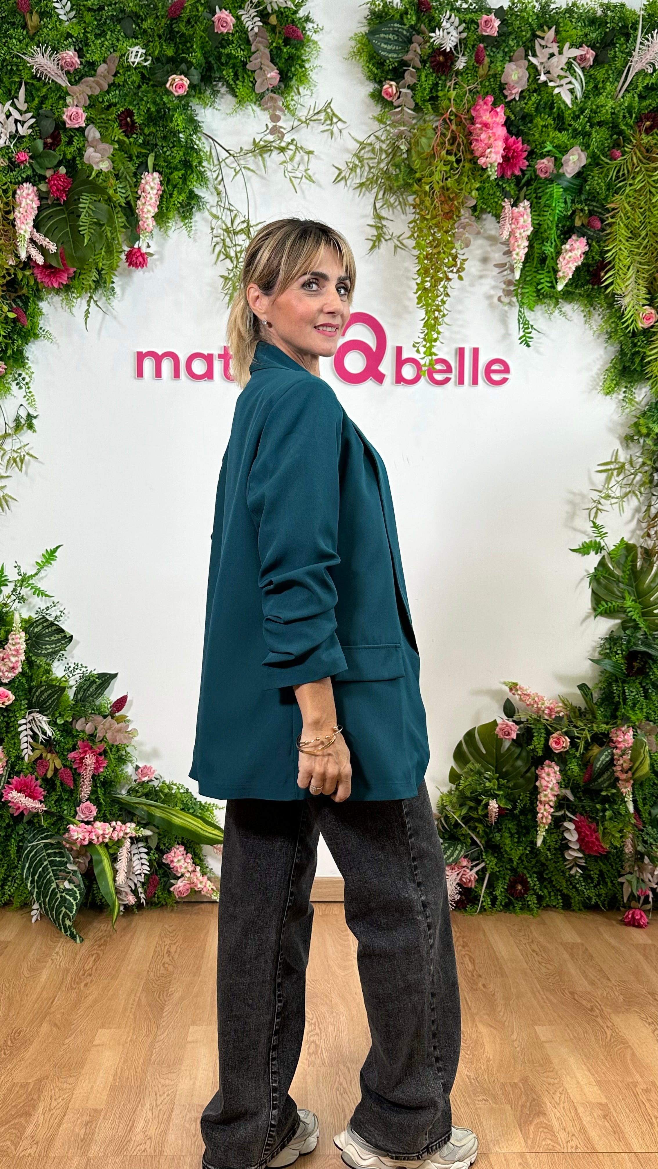 Blazer Camilla verde petrolio