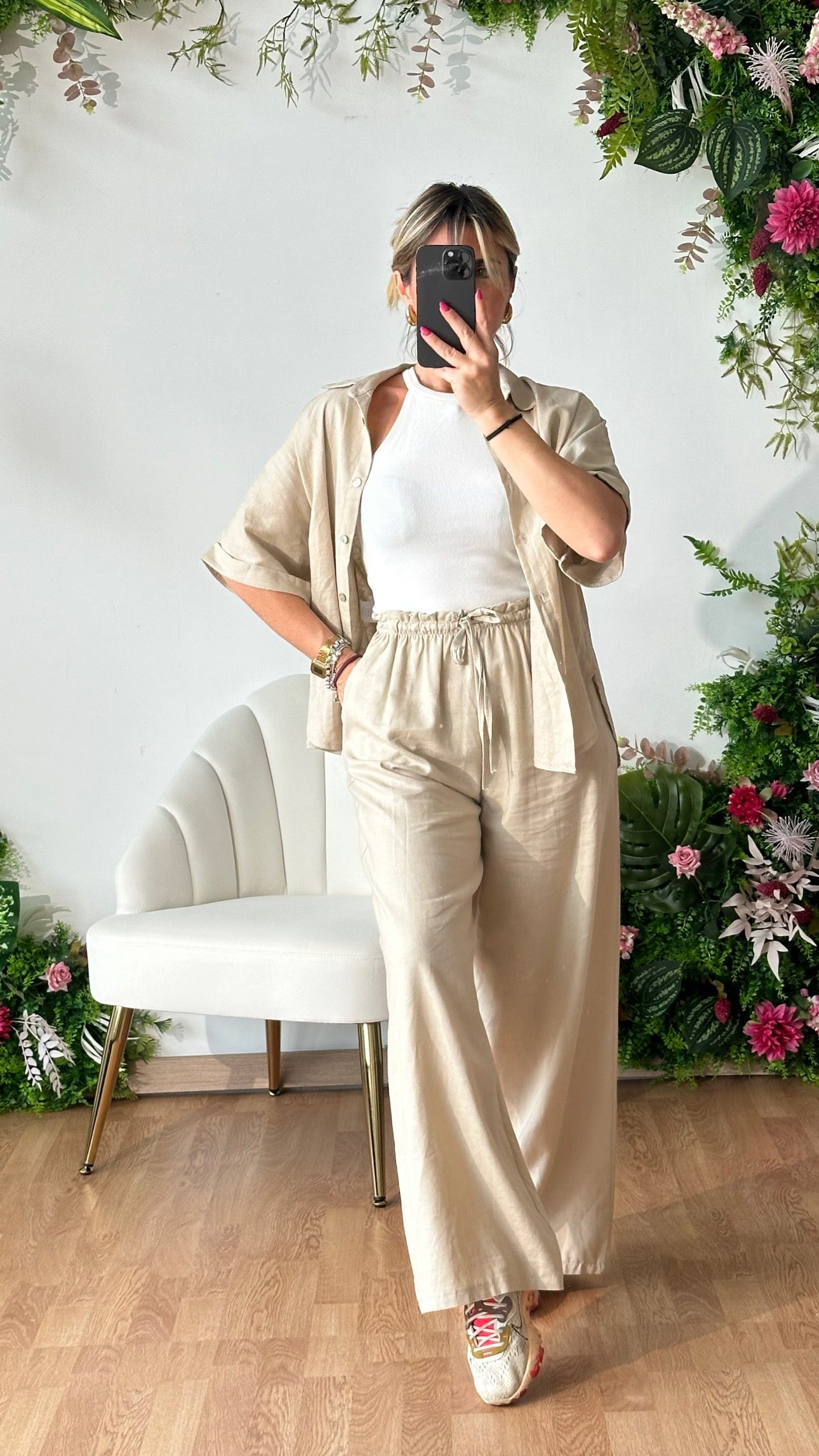 Coord Set Victoria misto Lino