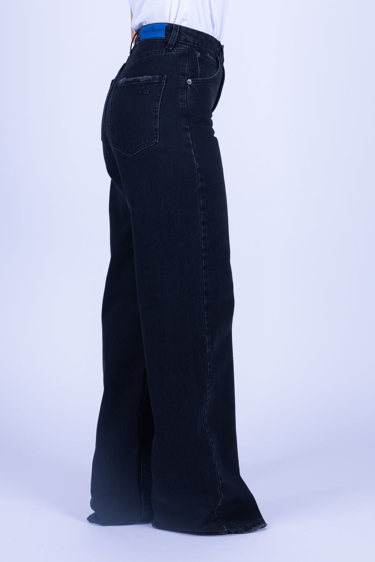 JEANS WIDE LEG COUTURE