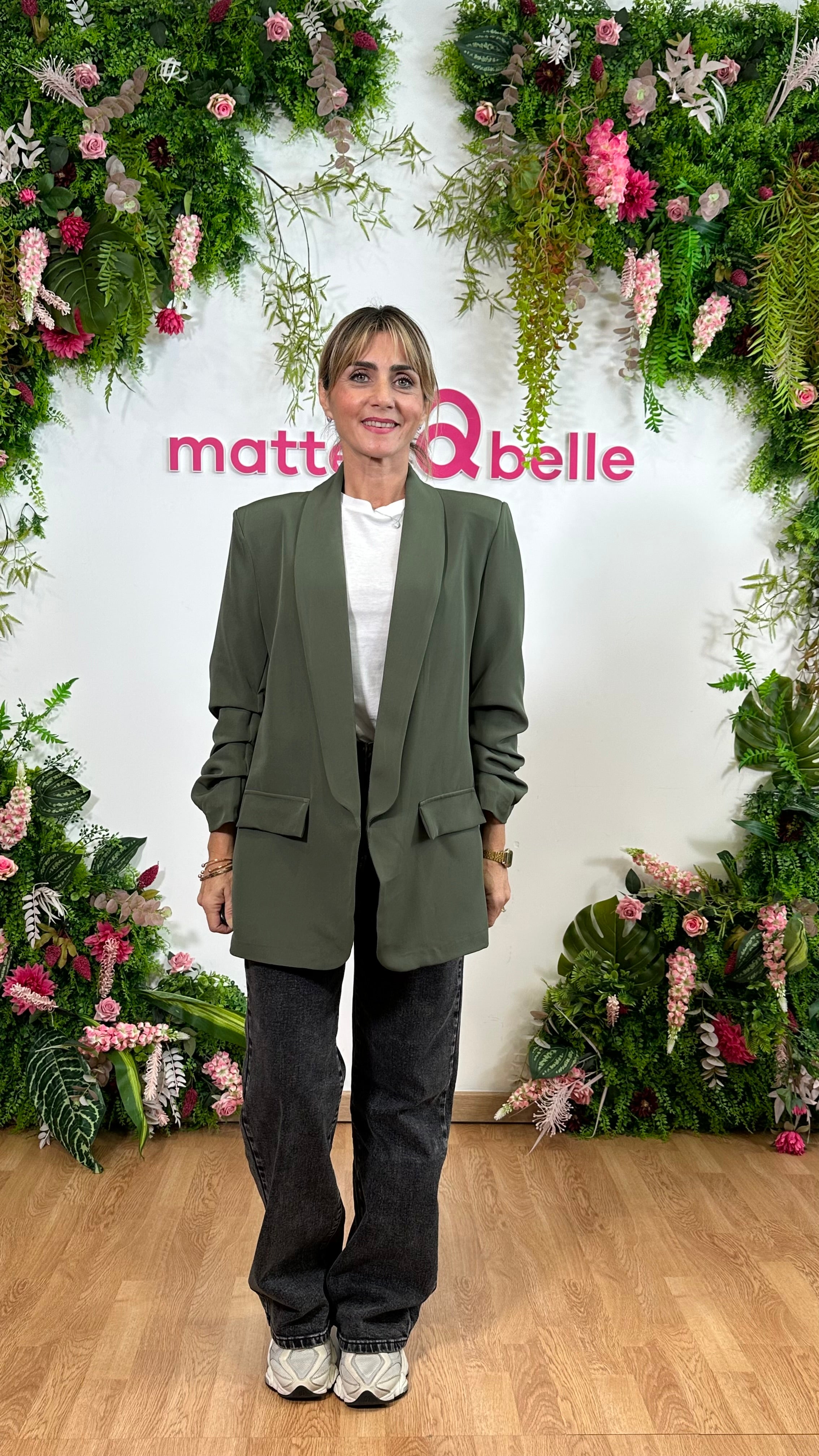 Blazer Camilla verde militare