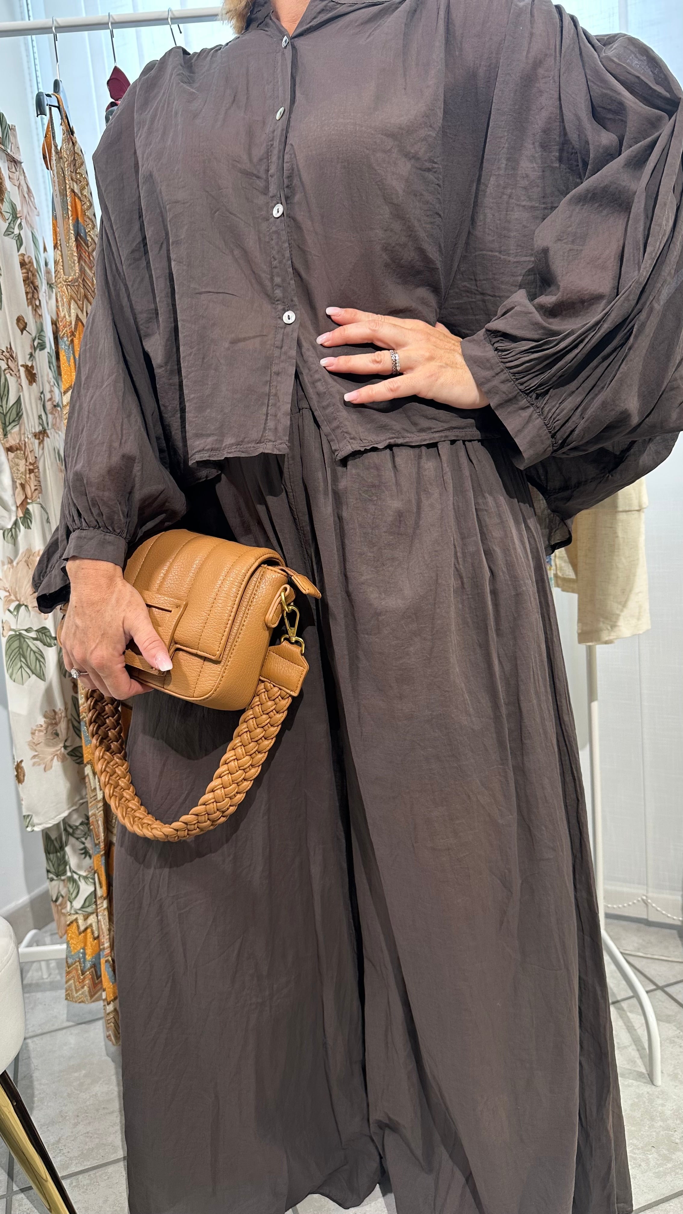 Coordinato Caty marrone