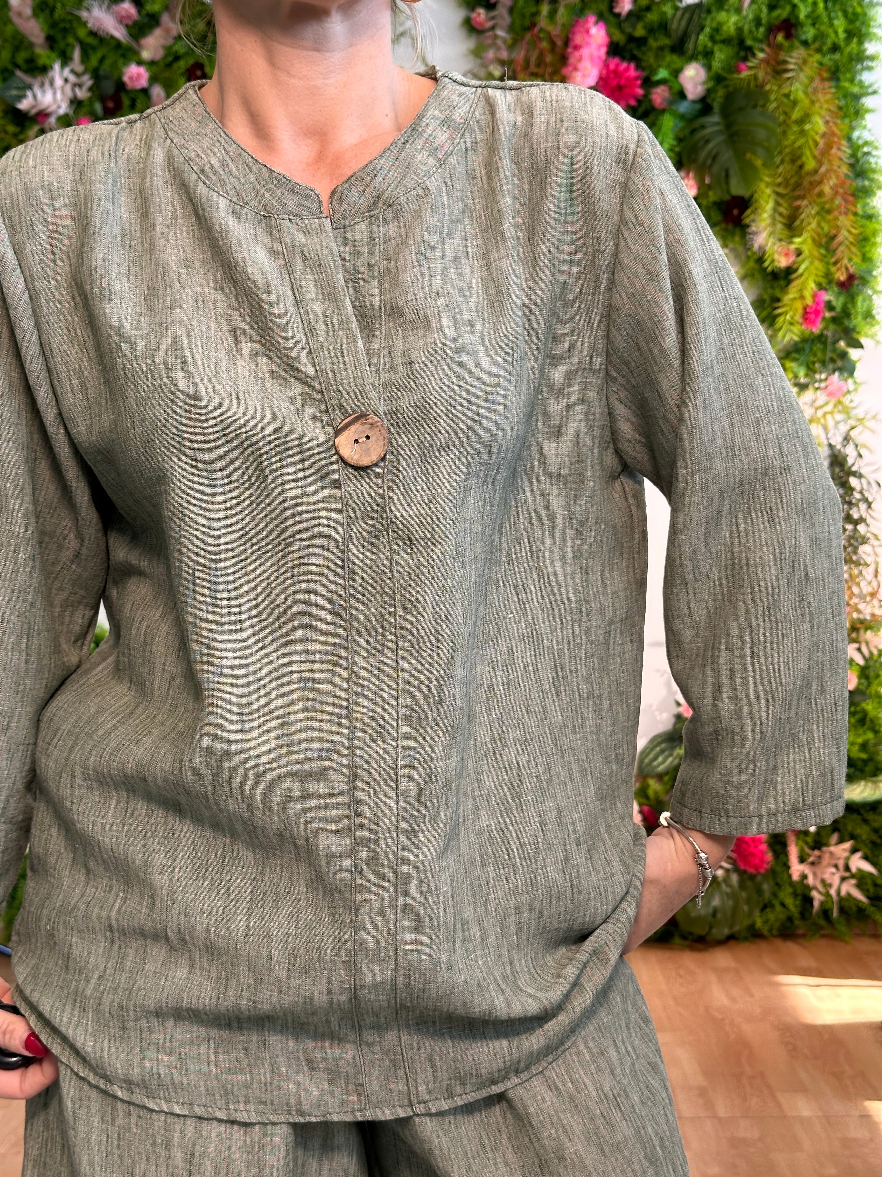 Coordinato Veronica verde militare