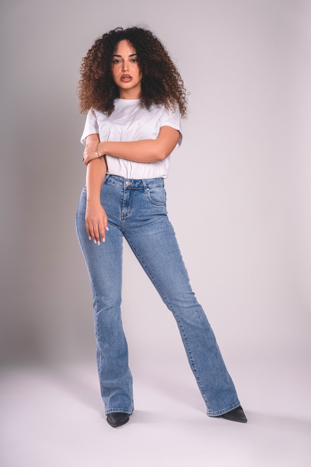 Jeans Flare denim chiaro