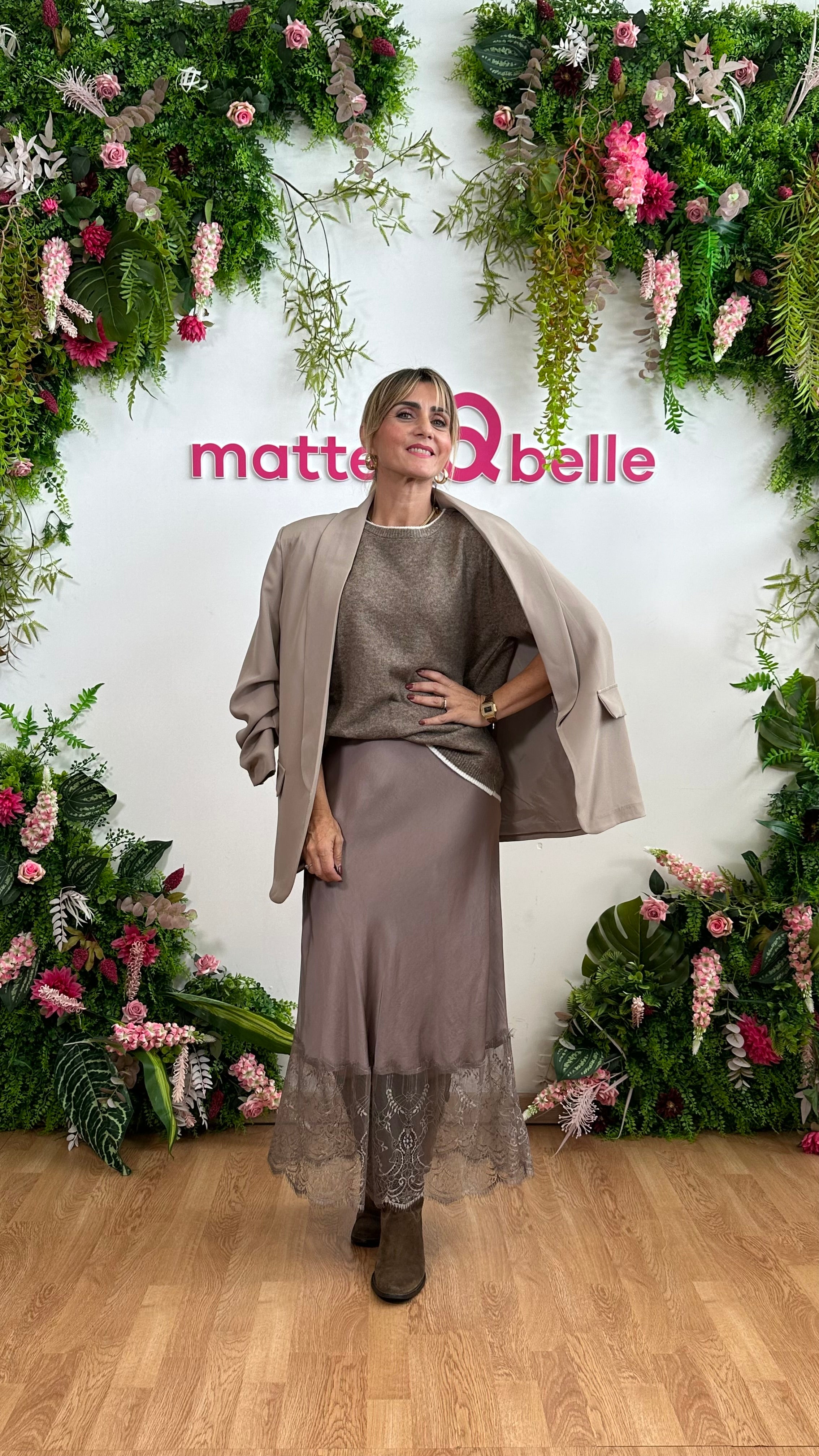 Blazer Camilla tortora