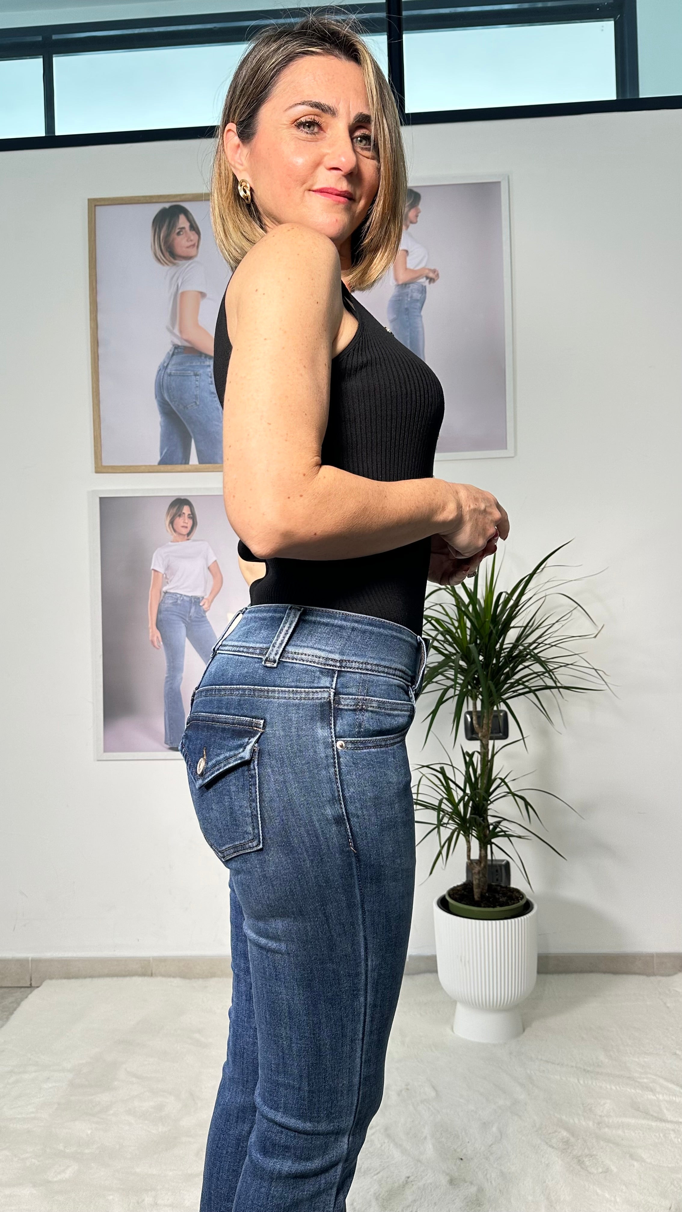 Jeans flare anni 2000 vita bassa