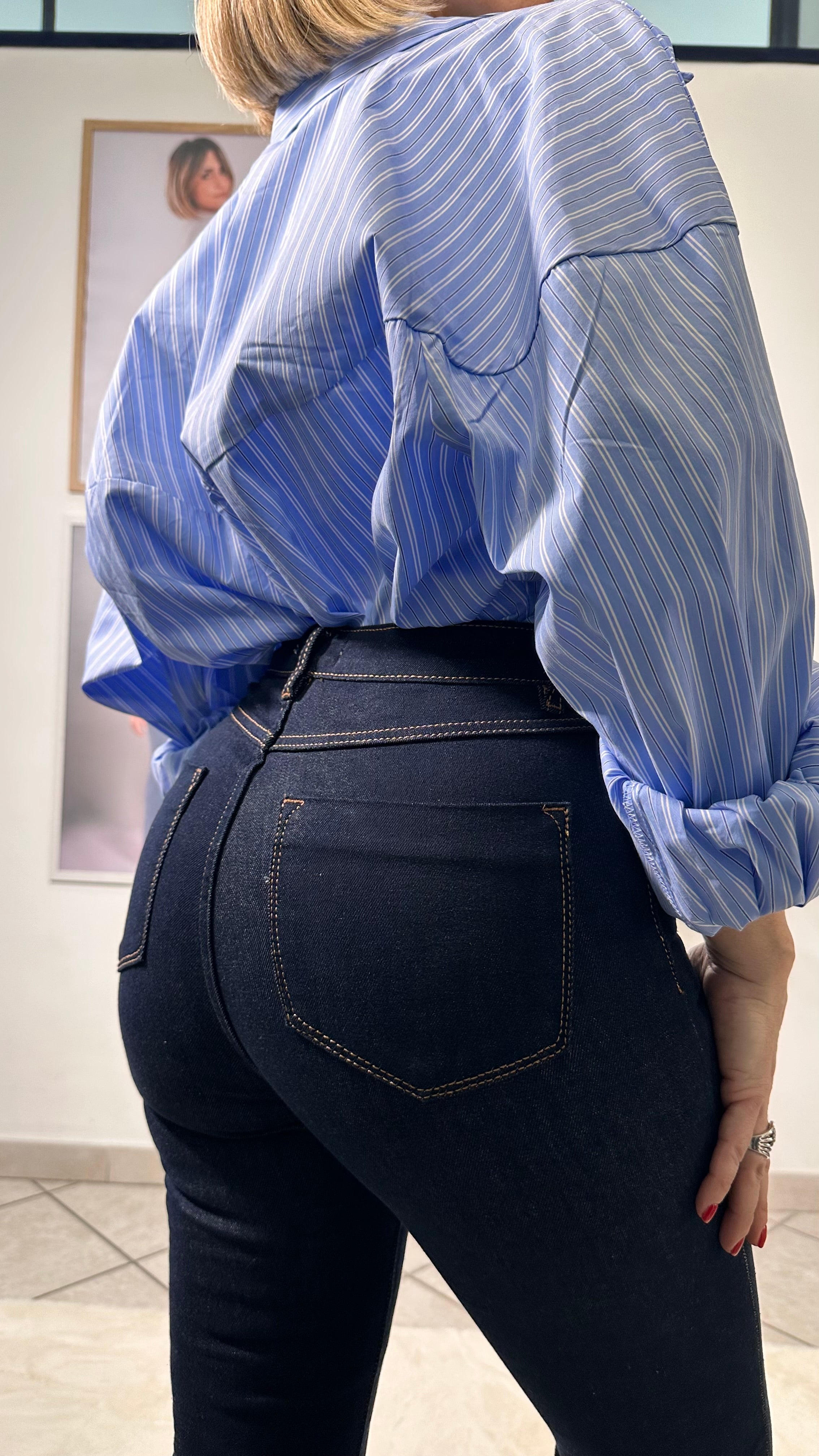 Jeans Angel -5 Kg French Fit denim scuro