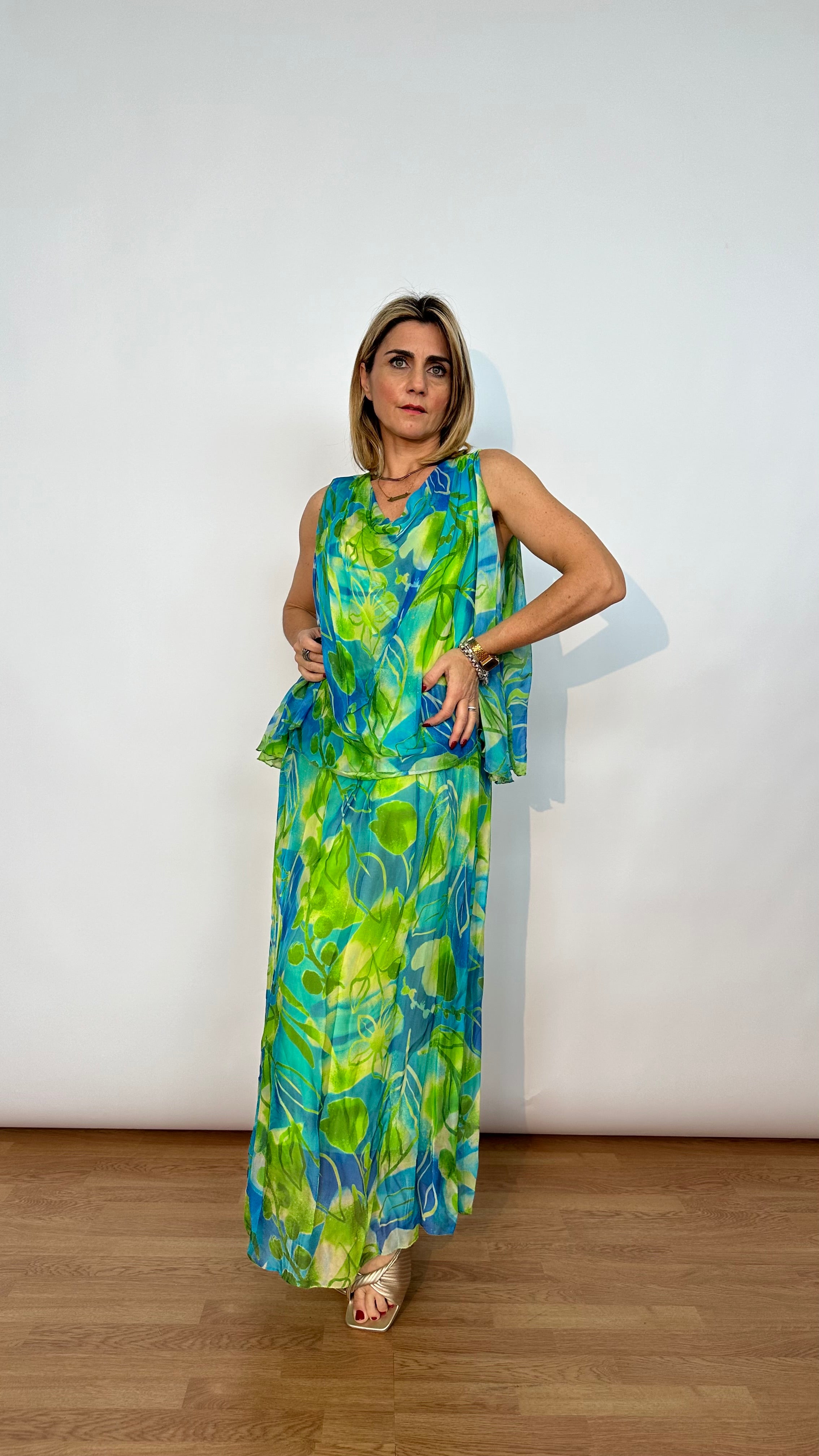 Abito Barbara un misto seta