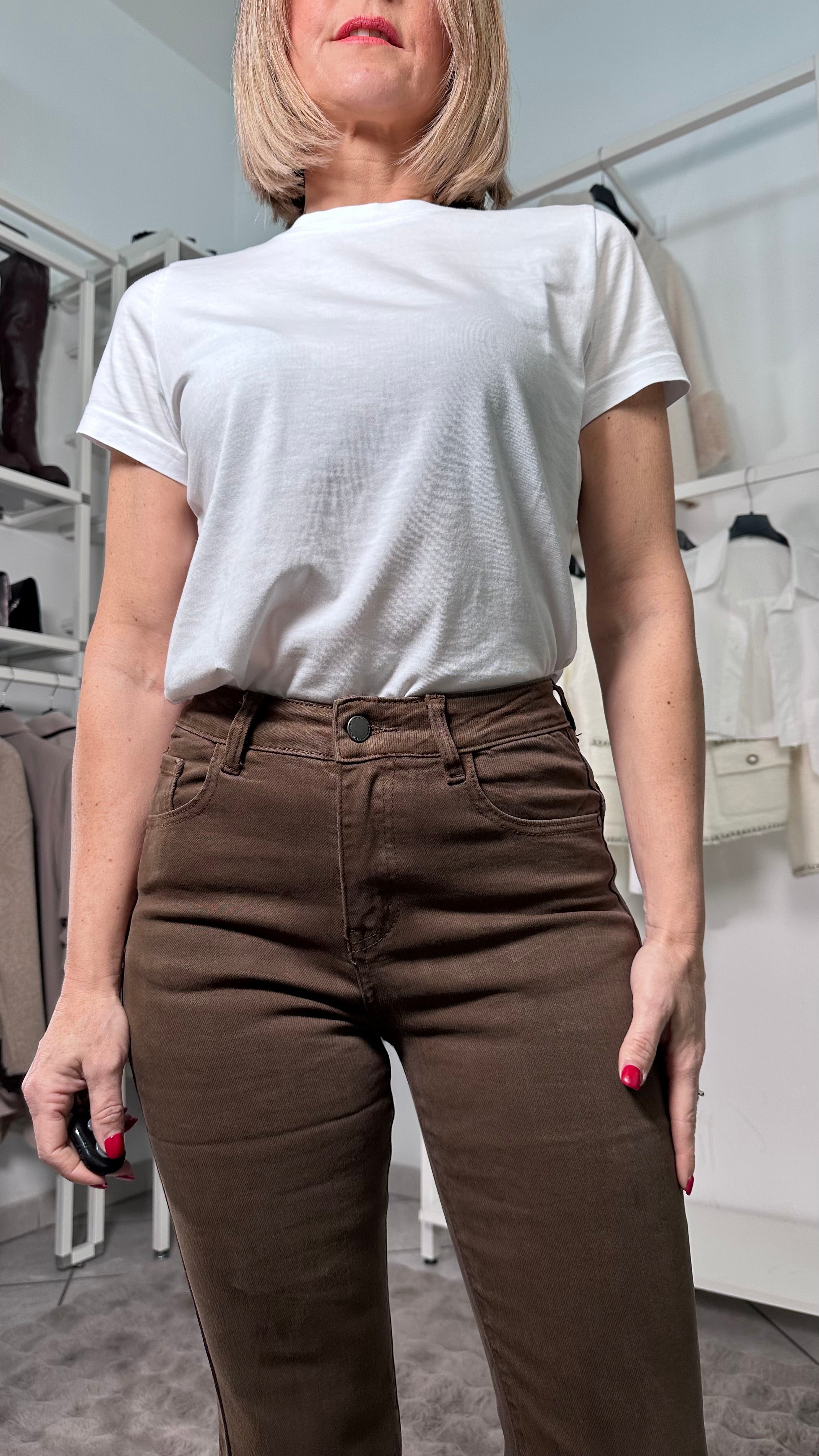Jeans Angel trombetta-5Kg Moka
