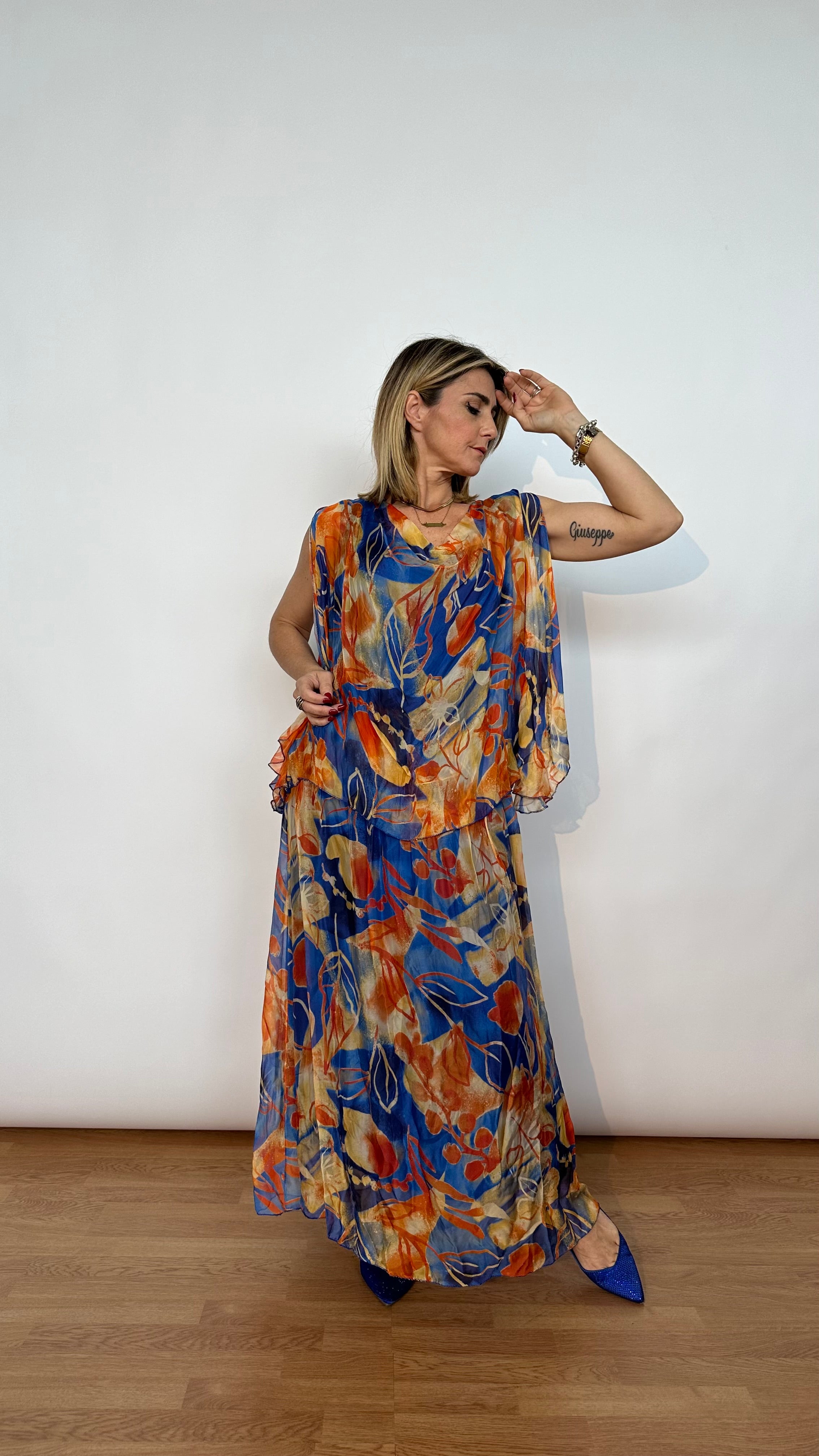 Abito Barbara un misto seta