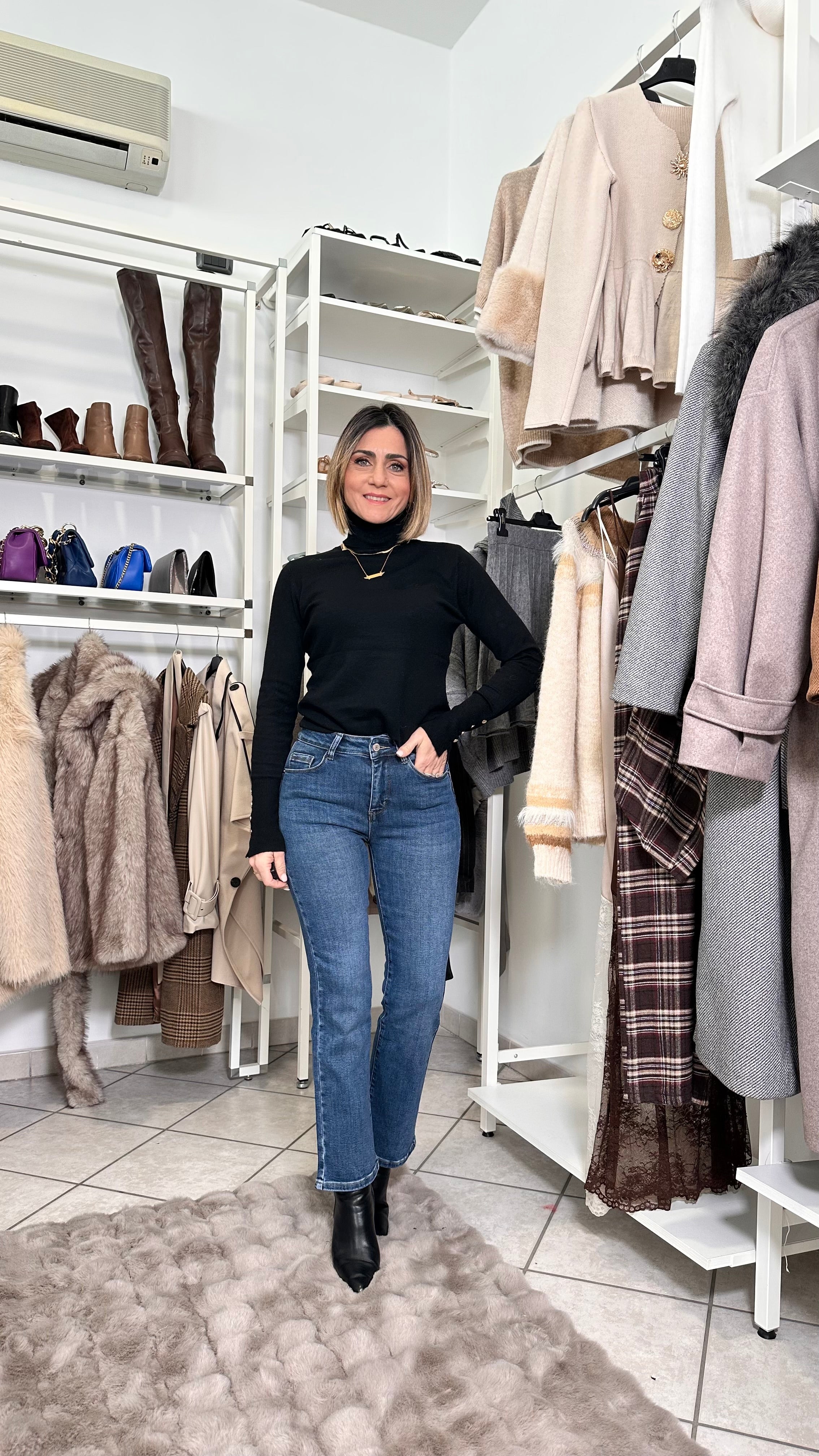 Straight Push Up – Effetto -5kg lavaggio medio