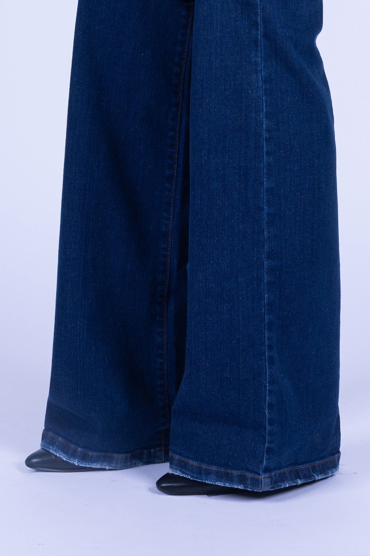 JEANS PALAZZO VITA ALTA STRETCH PUSH UP COUTURE