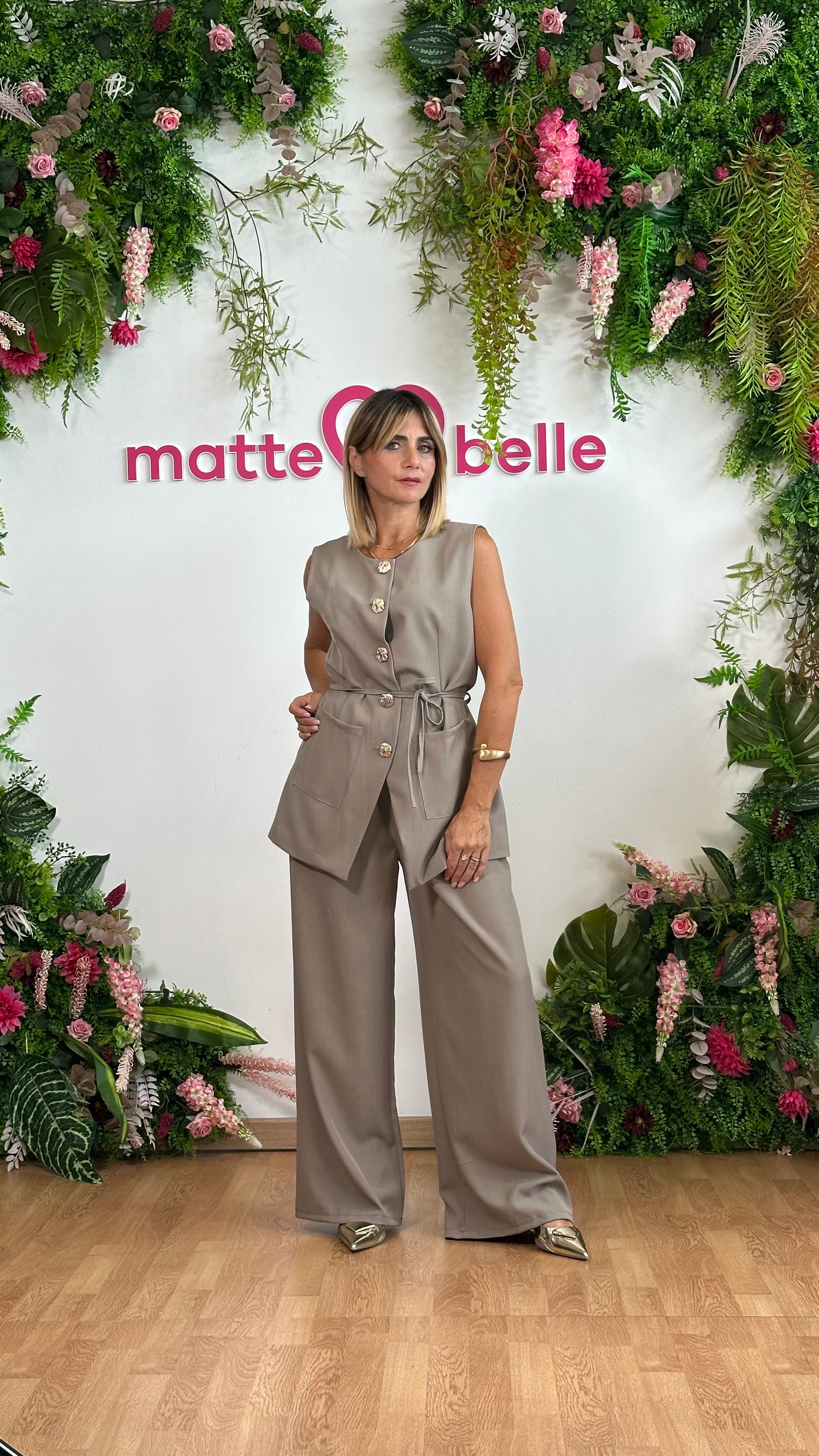 Tailleur Giorgia tortora