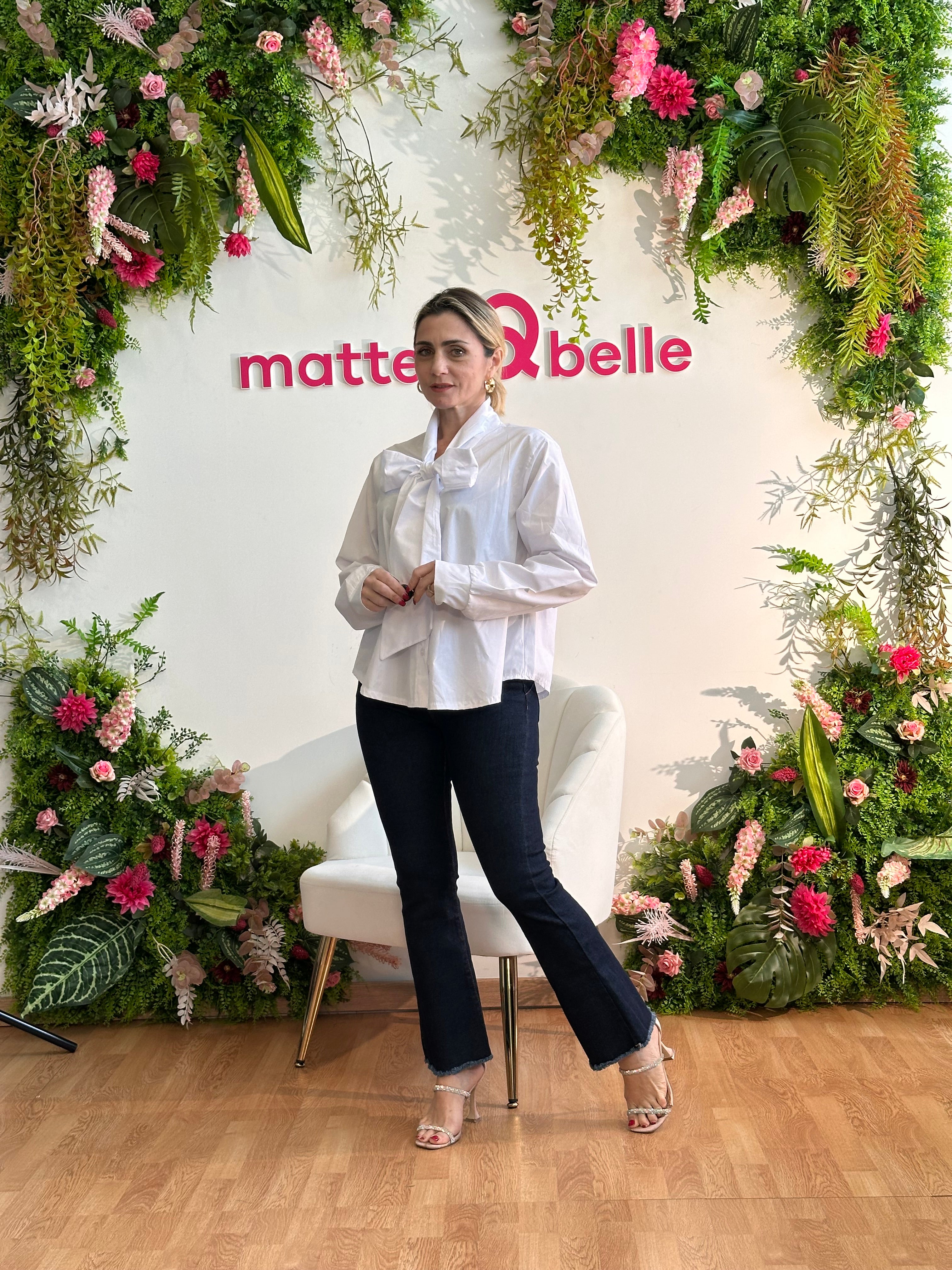 Camicia Fiocco bianca