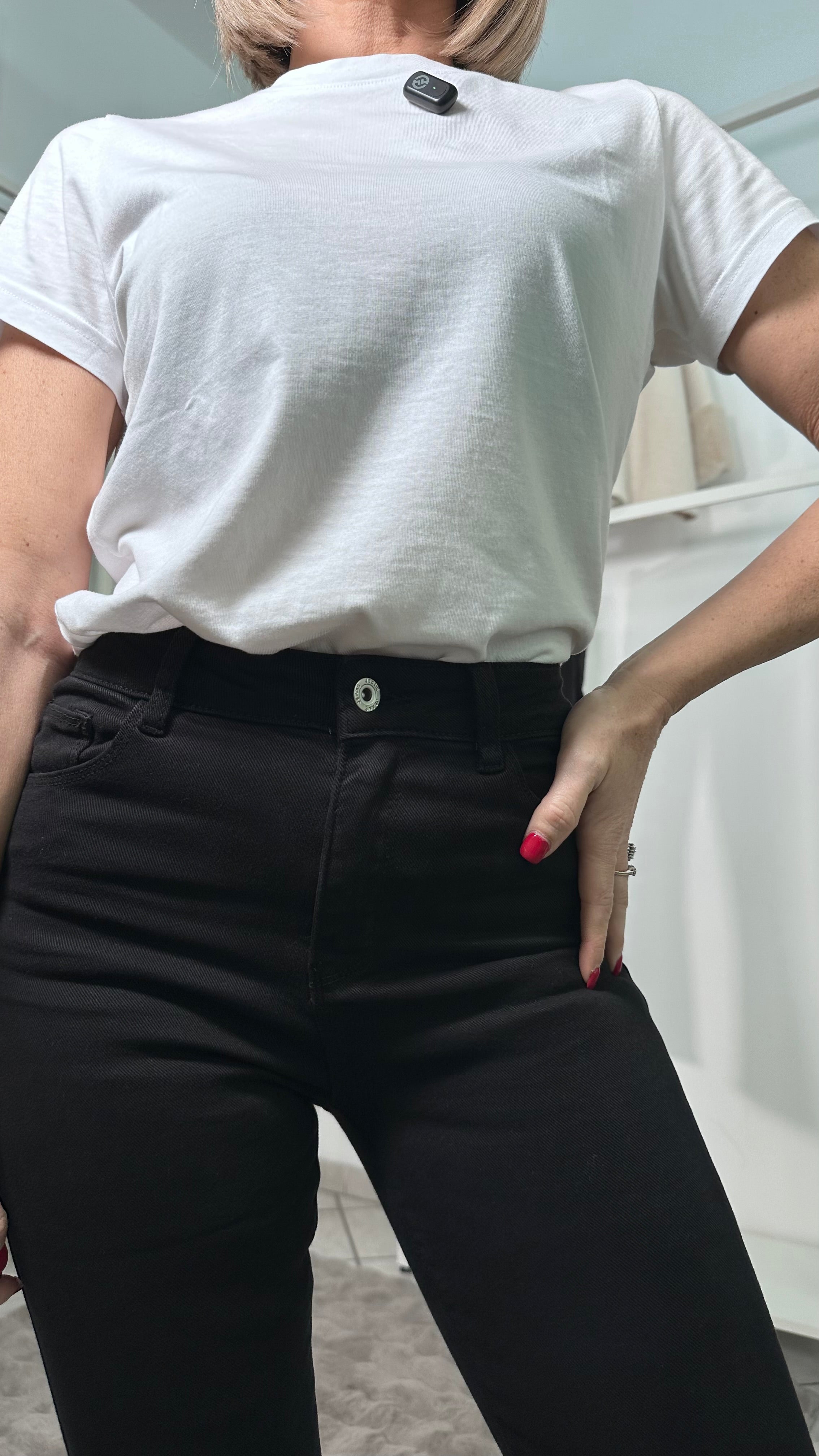 Jeans Zampetta Push Up -5 Kg – Nero