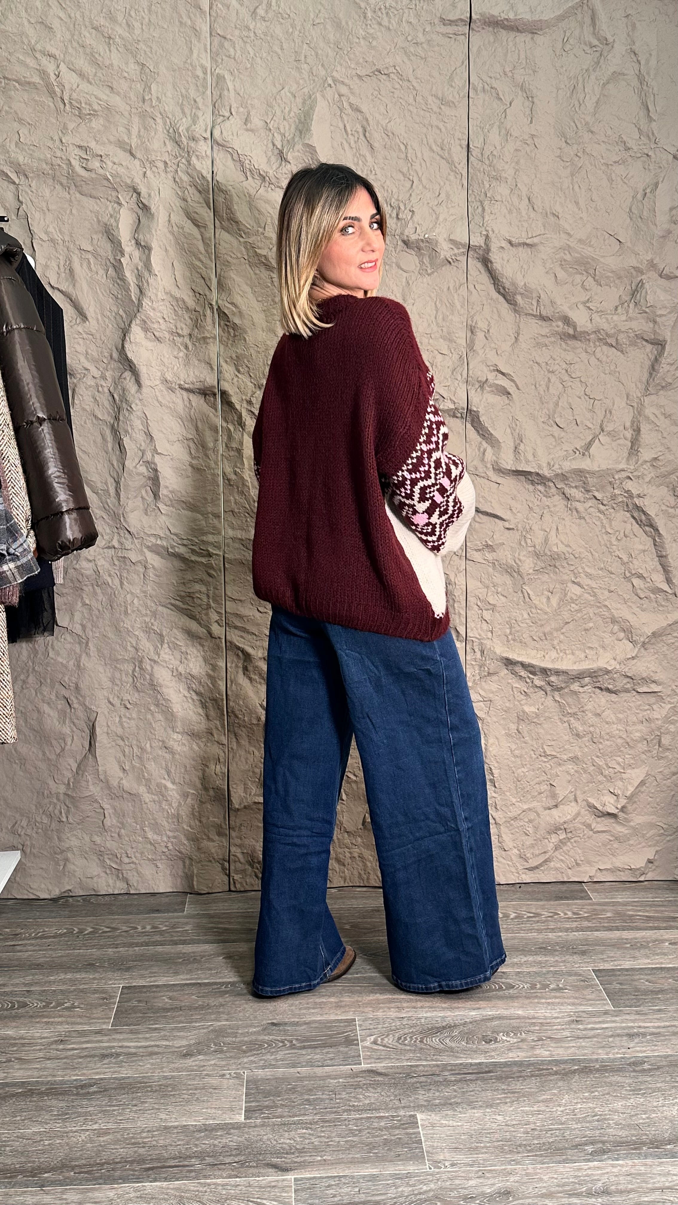 Maglione Artic Bordeaux