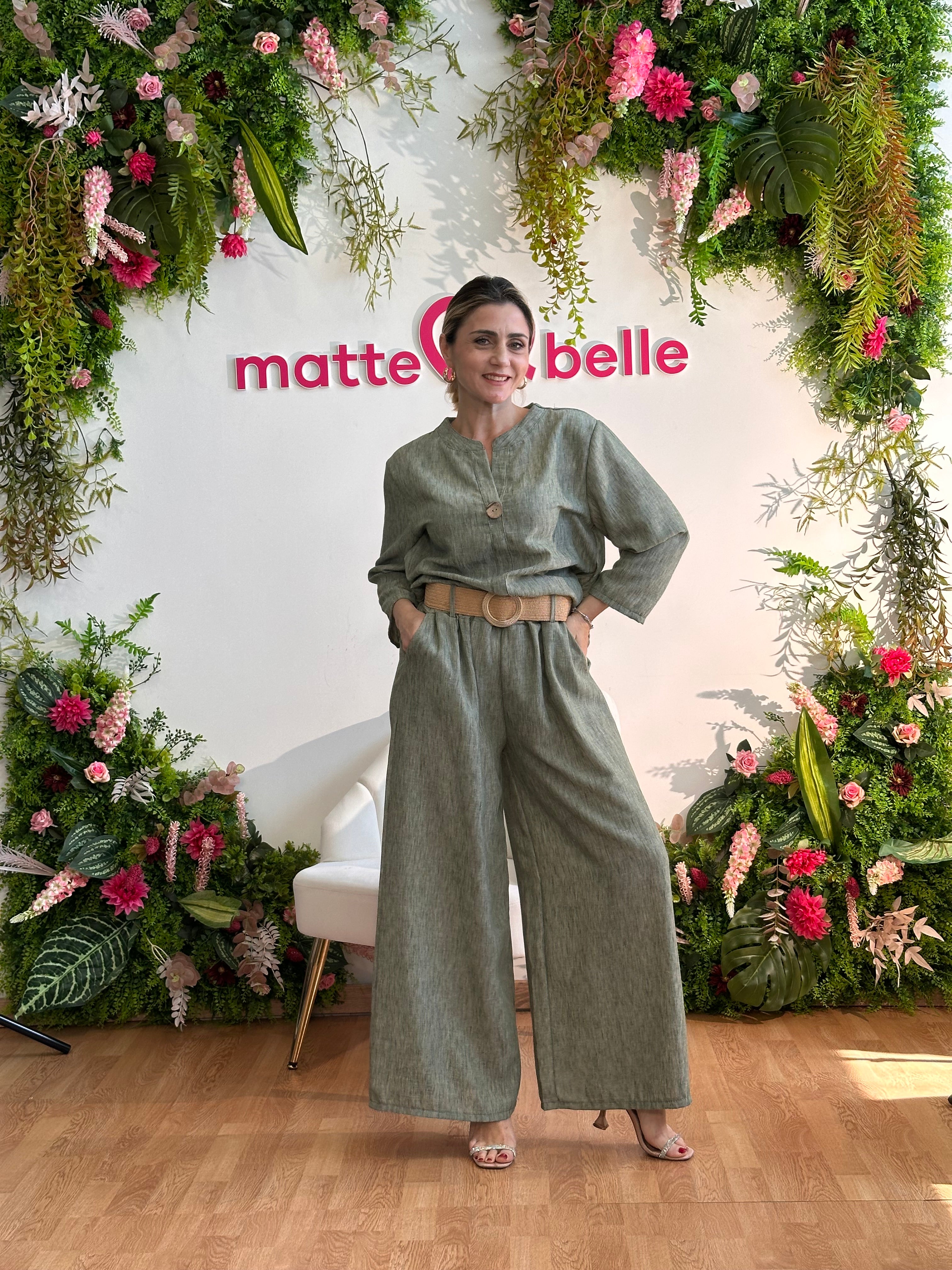 Coordinato Veronica verde militare