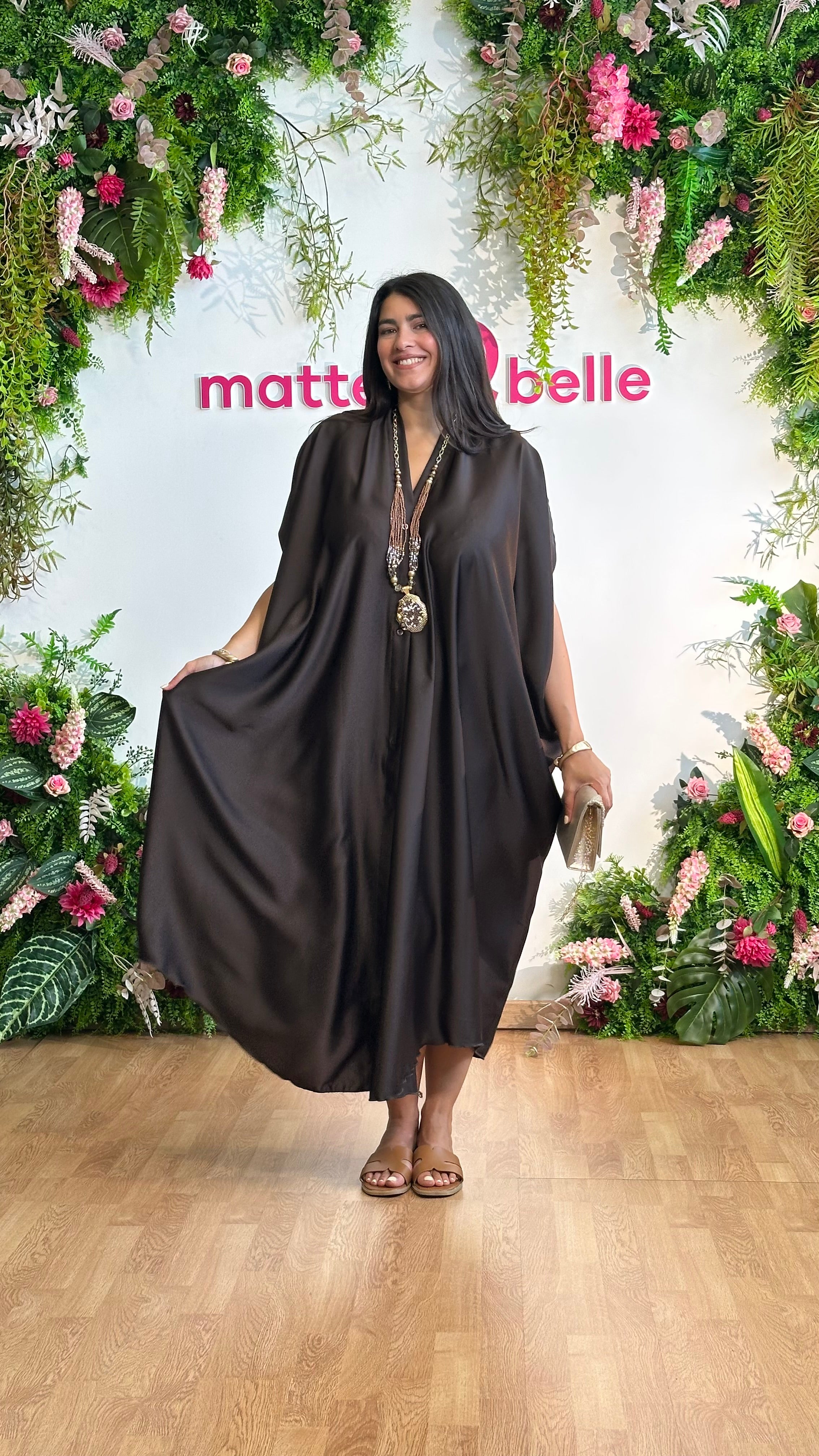 Caftano Stella marrone