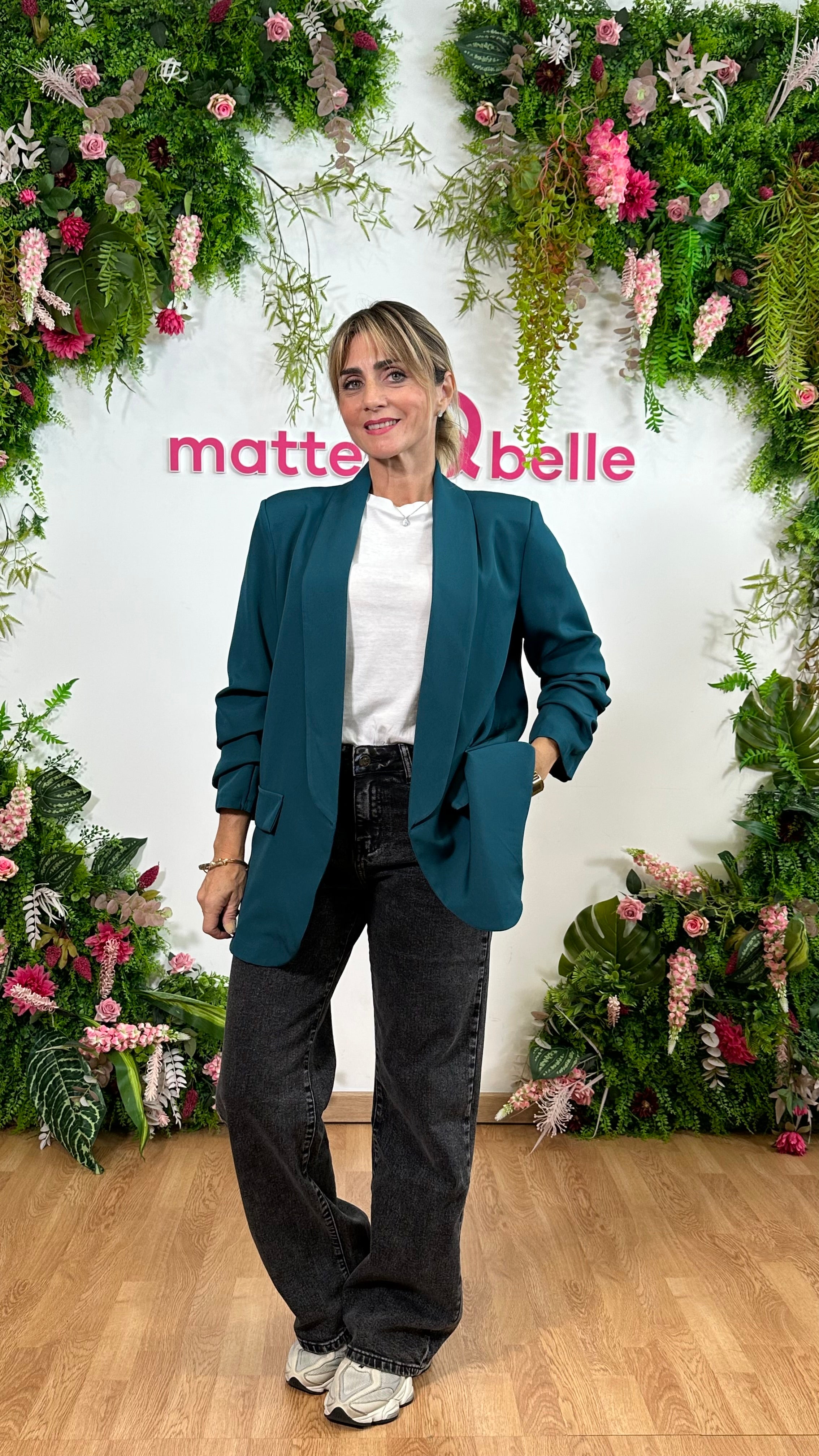 Blazer Camilla verde petrolio