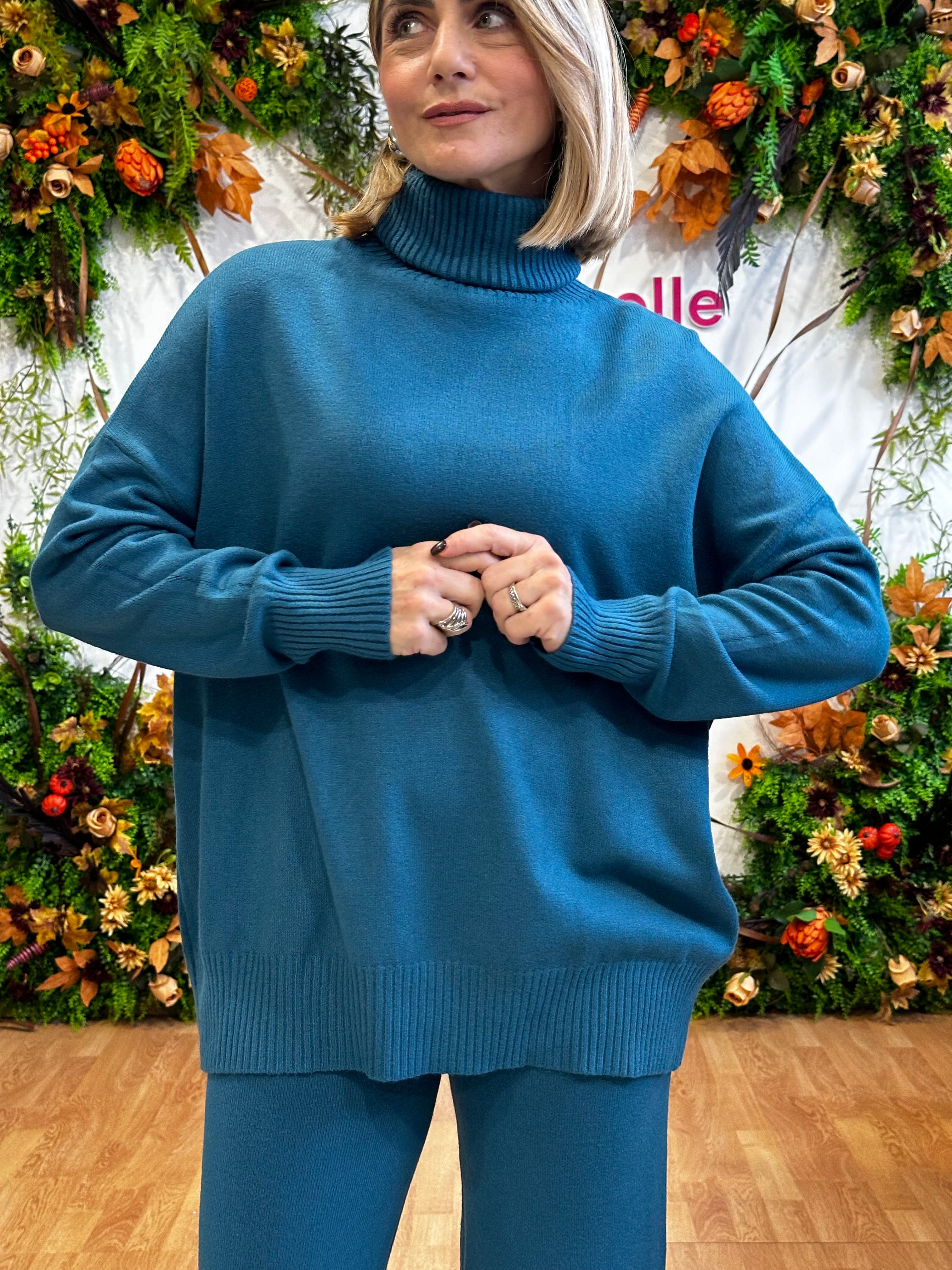 Coordinato in maglia Bianca