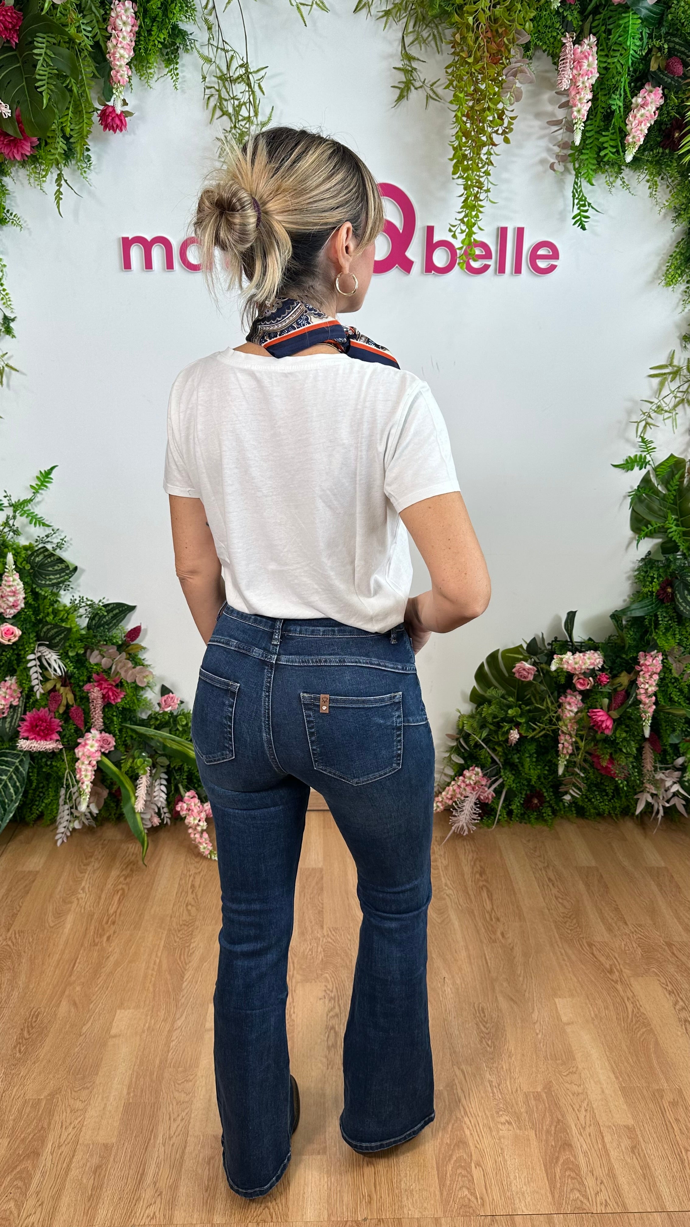 Jeans Zampa push up denim scuro