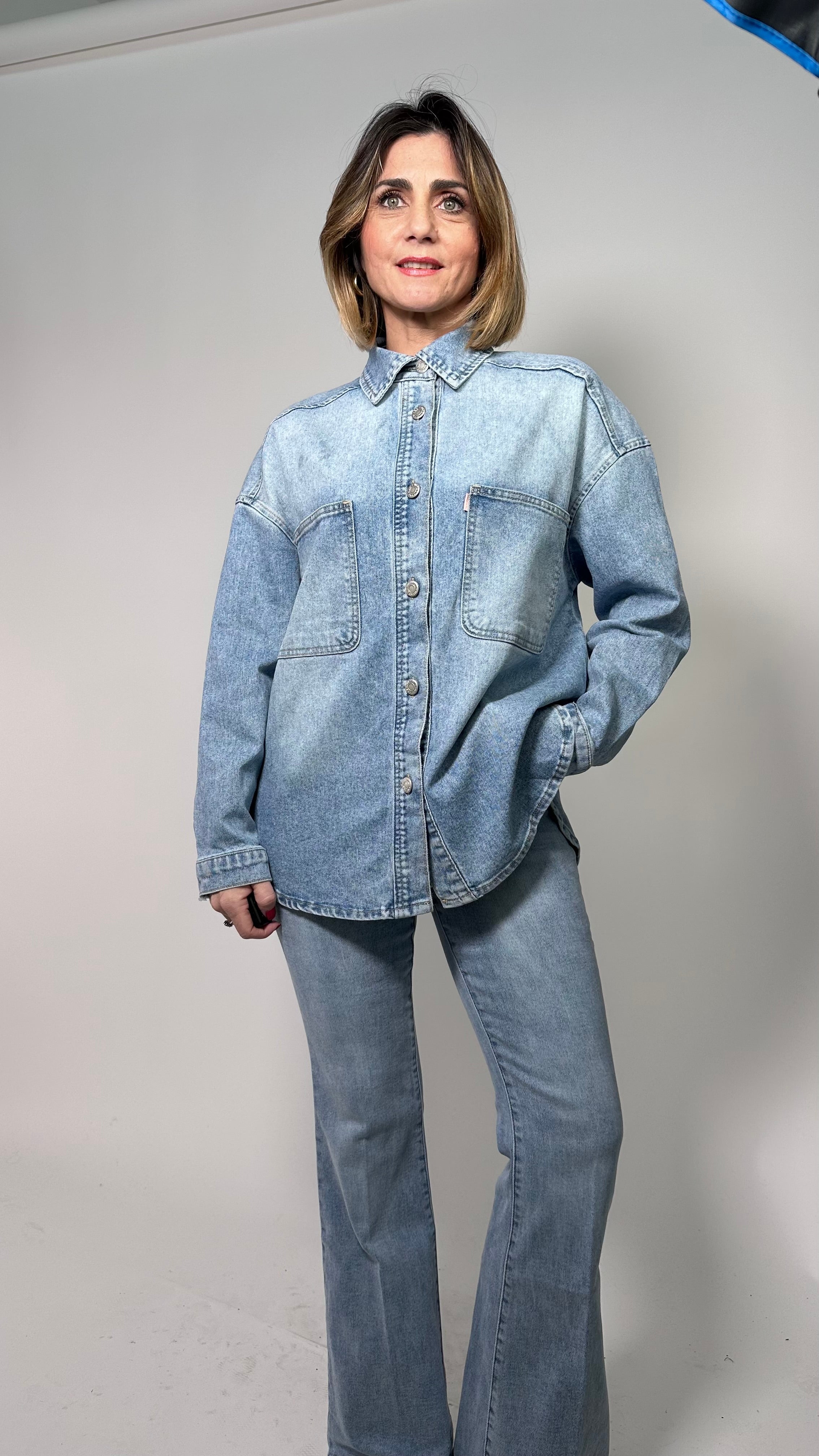 Camicia Denim Over Easy Chic