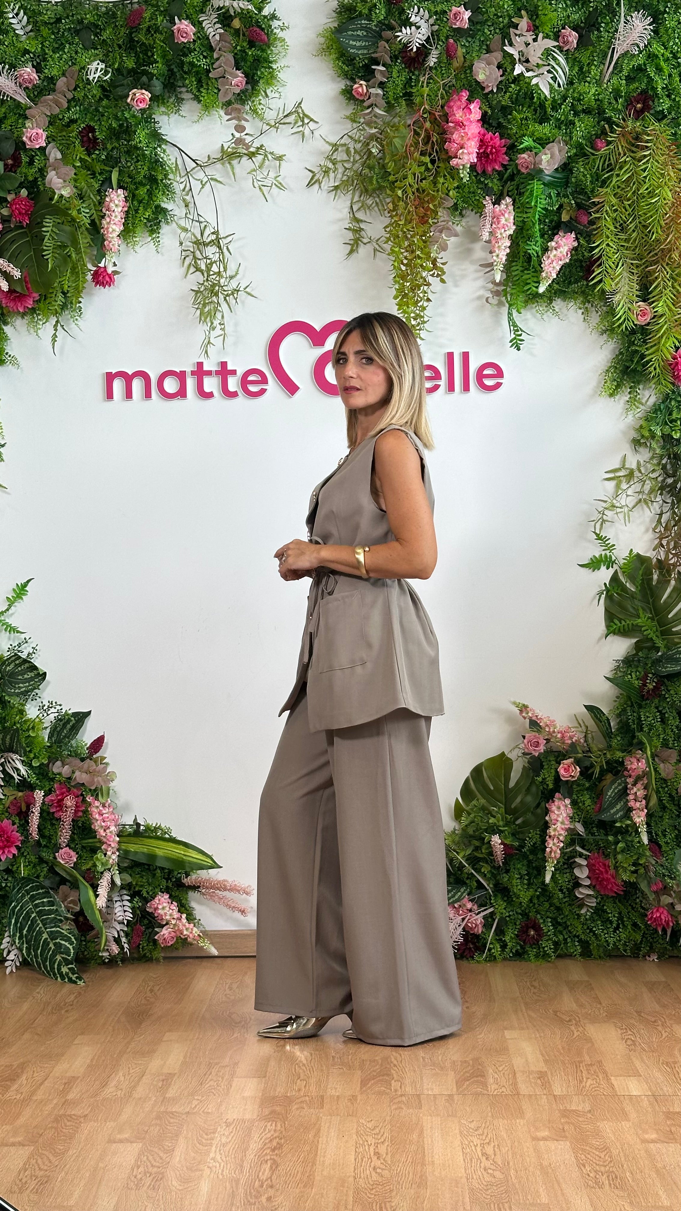 Tailleur Giorgia tortora