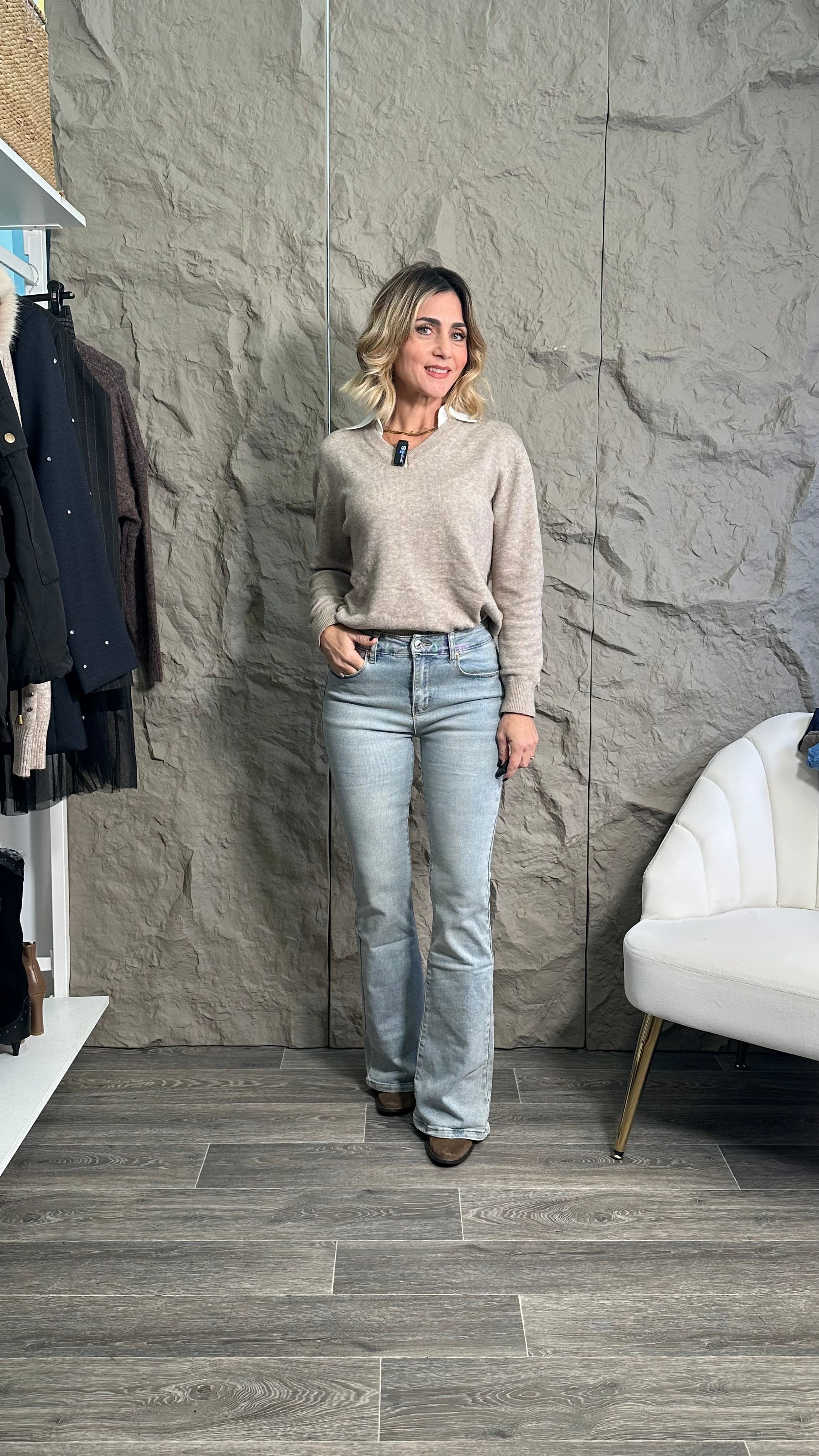 Jeans zampa -5Kg sabbiato