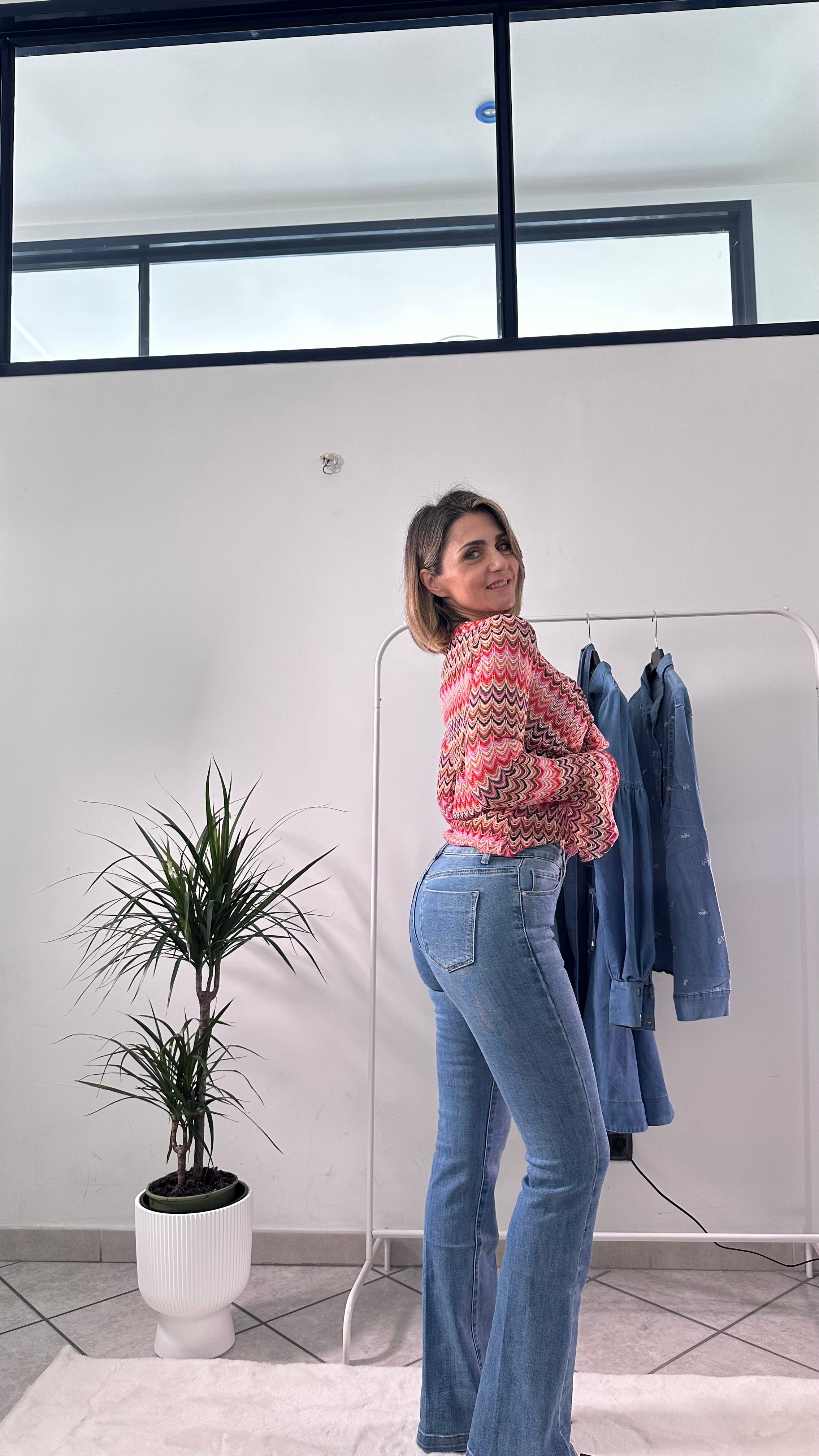 Jeans Flare Modellante Rosalia