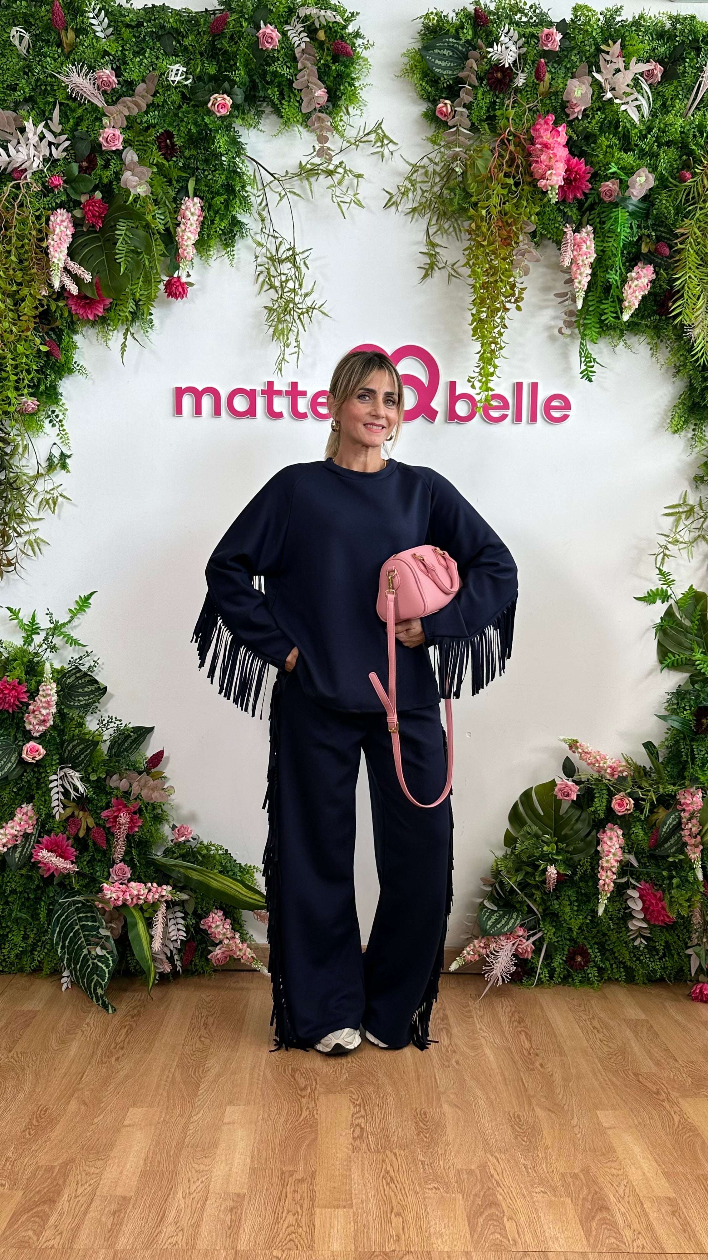 Coordinato Frange blu