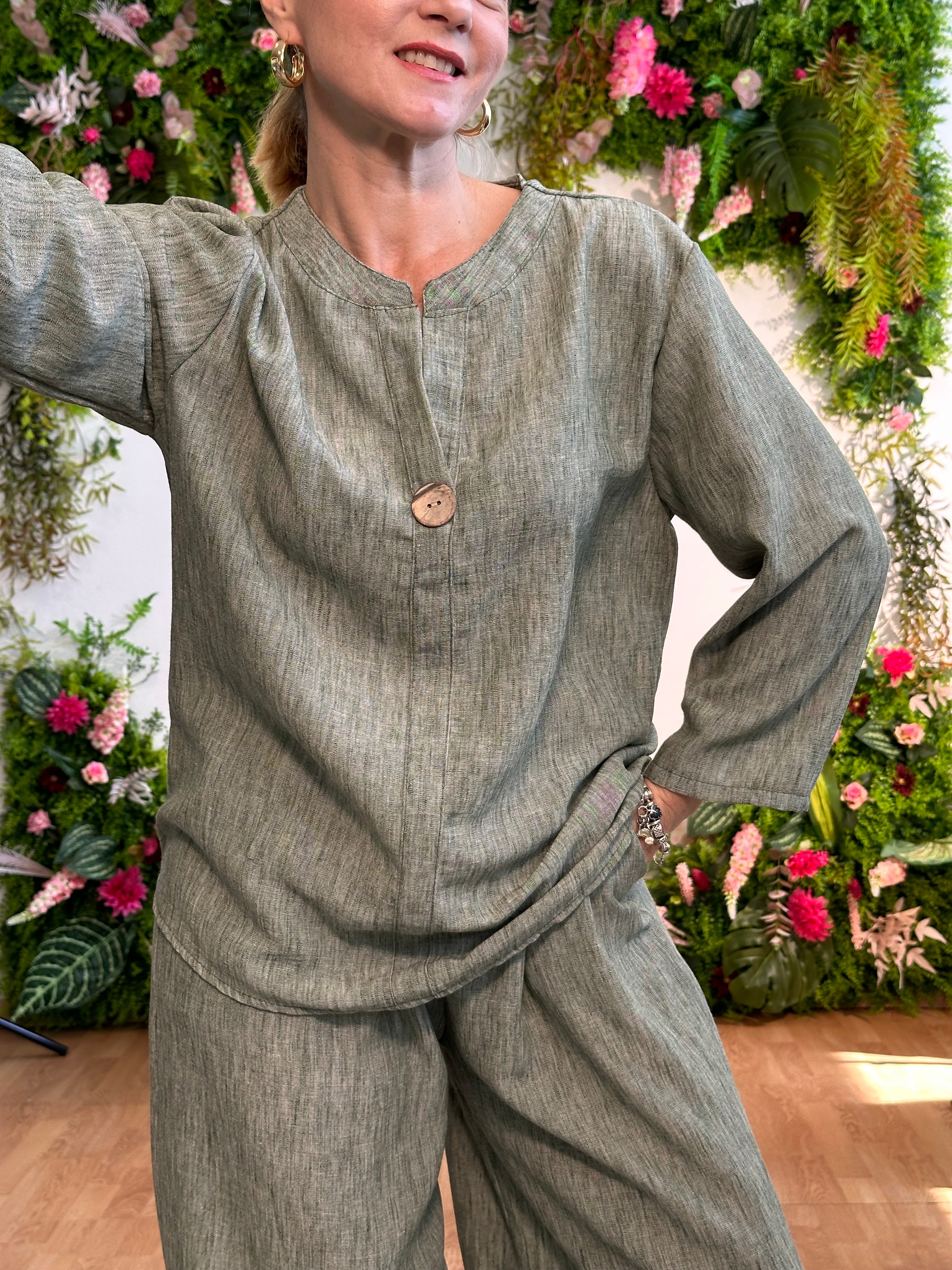 Coordinato Veronica verde militare