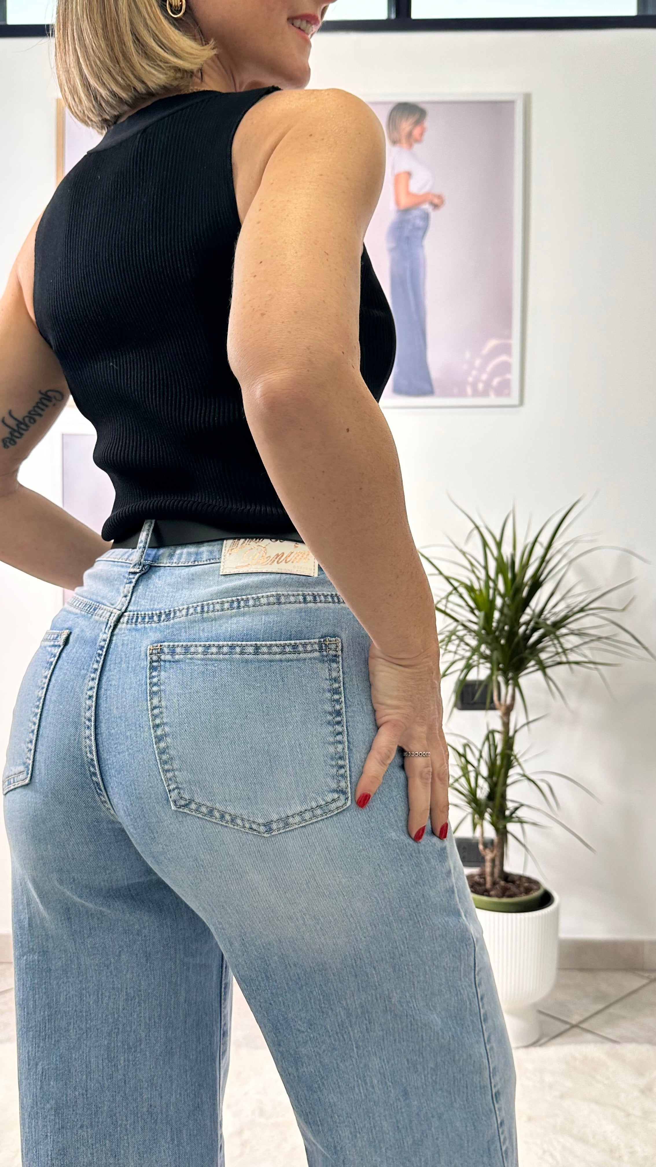 Jeans Wide Leg Summer Glow