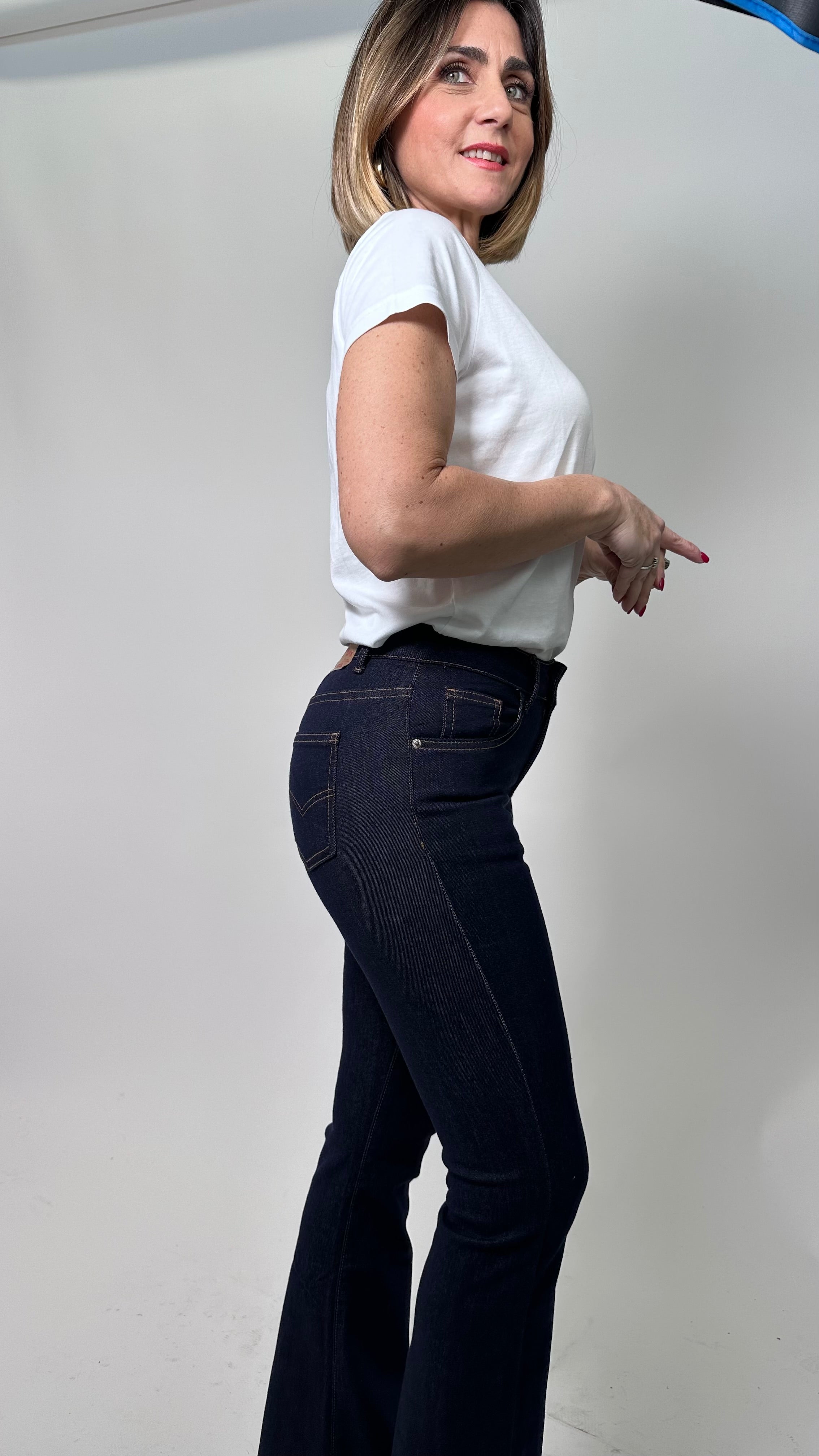 Jeans Flare Sculpt Dark Blue