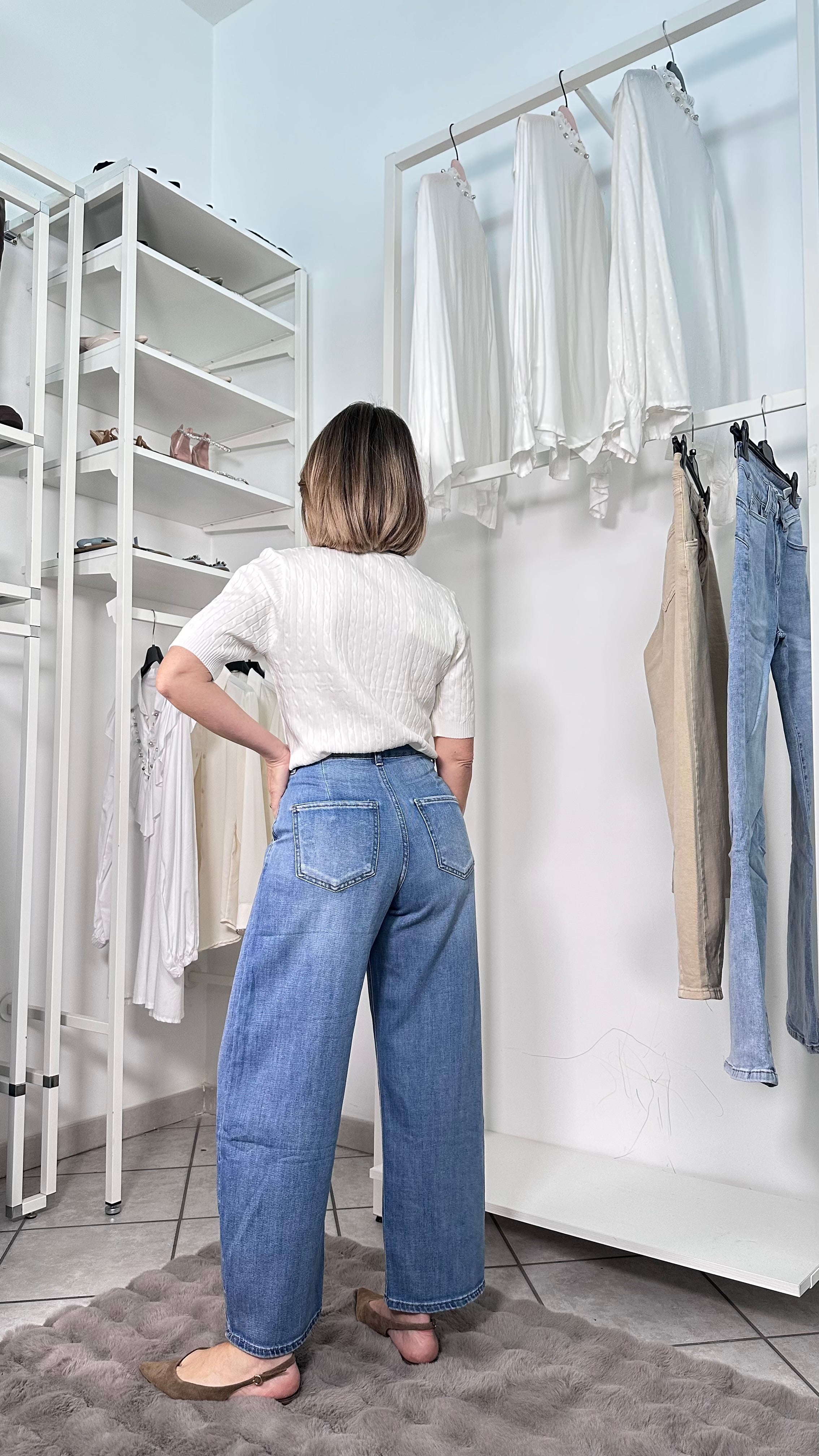 Jeans Wide chic denim