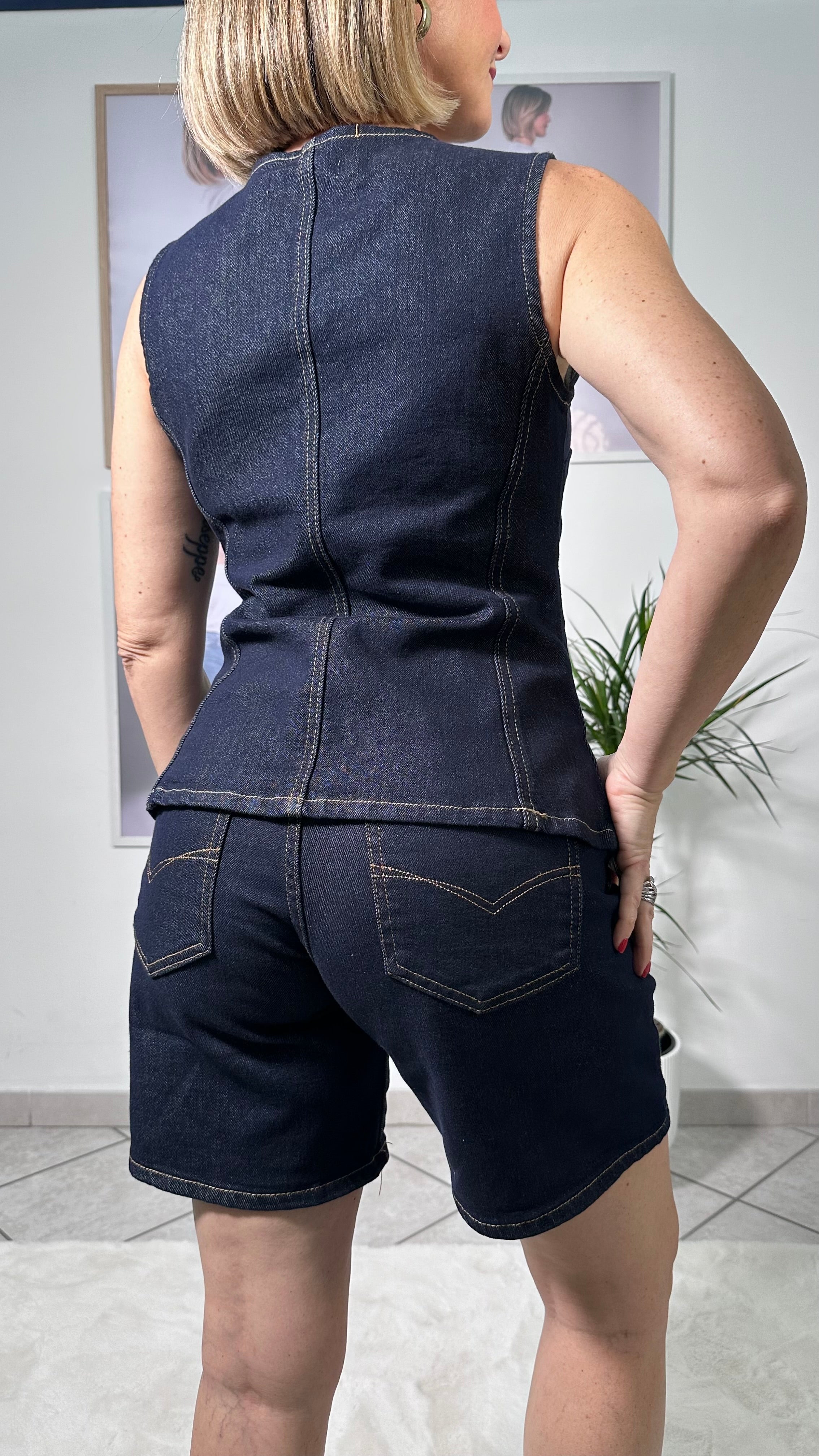 Coordinato Denim Dark Boss