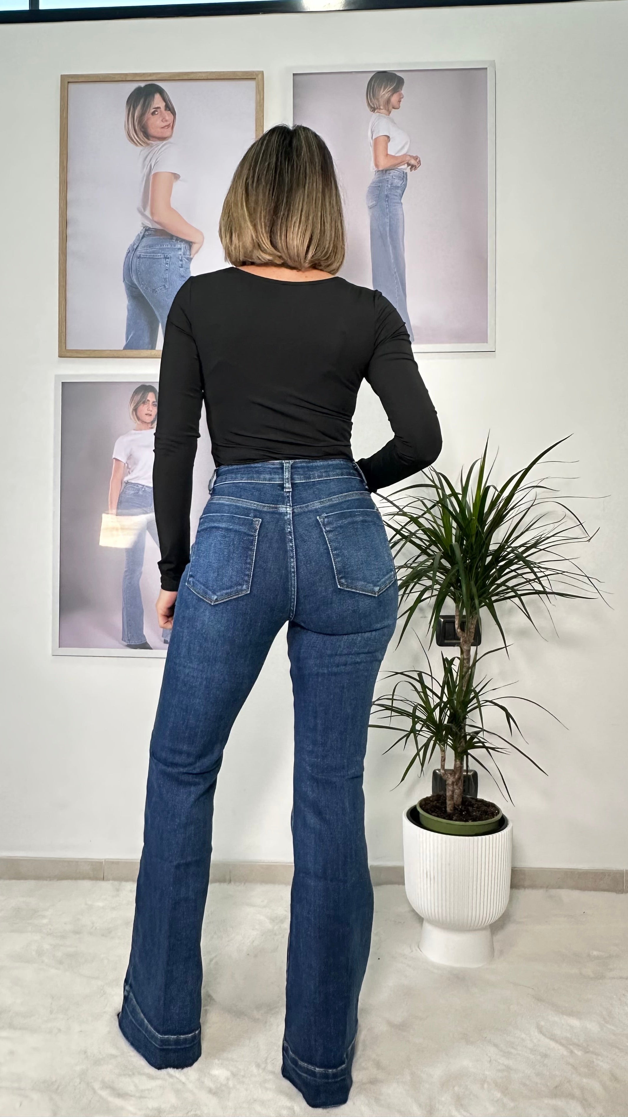 Jeans Angel -5 kg denim medio