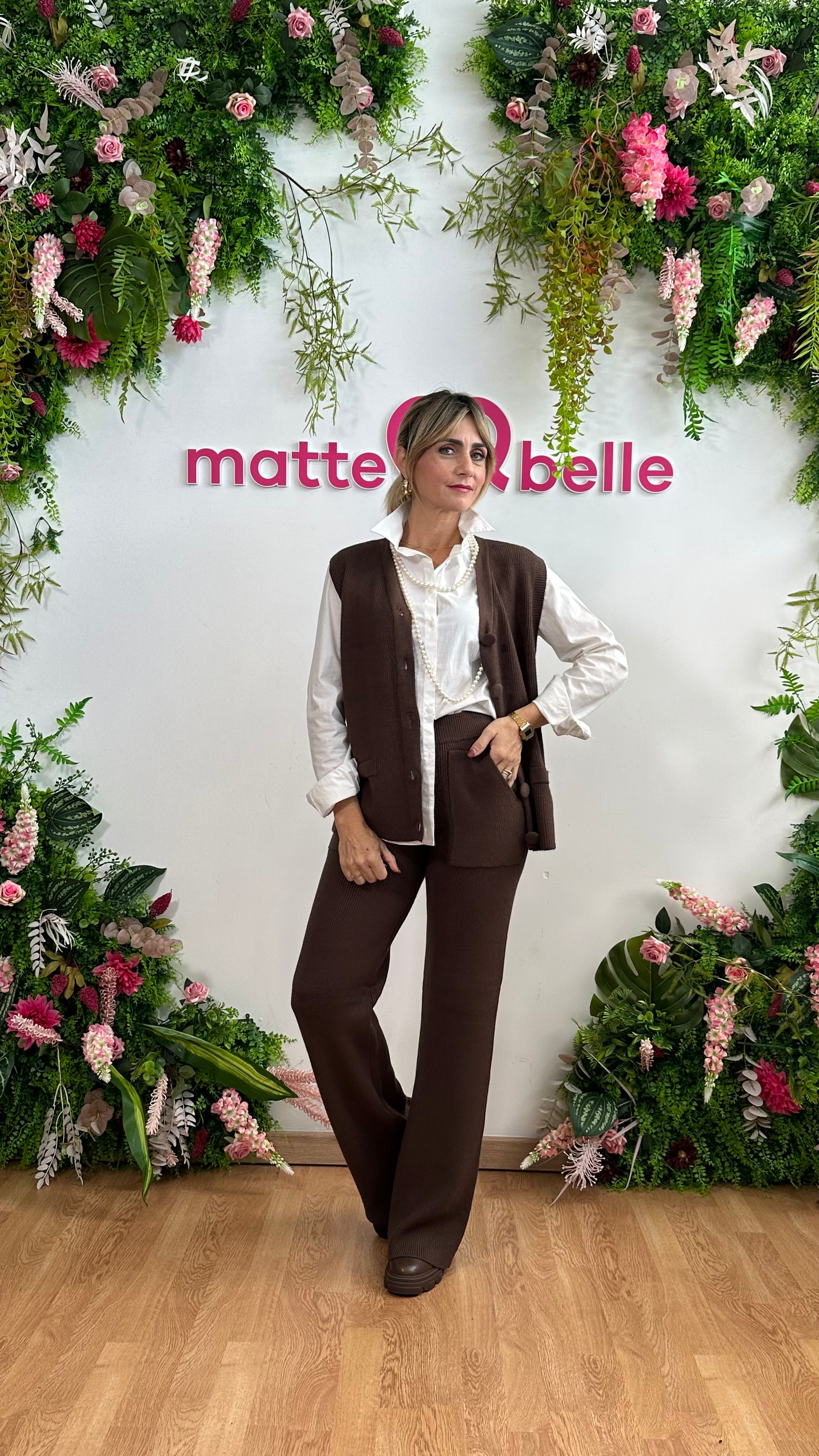 Coordinato Costine Chic Marrone