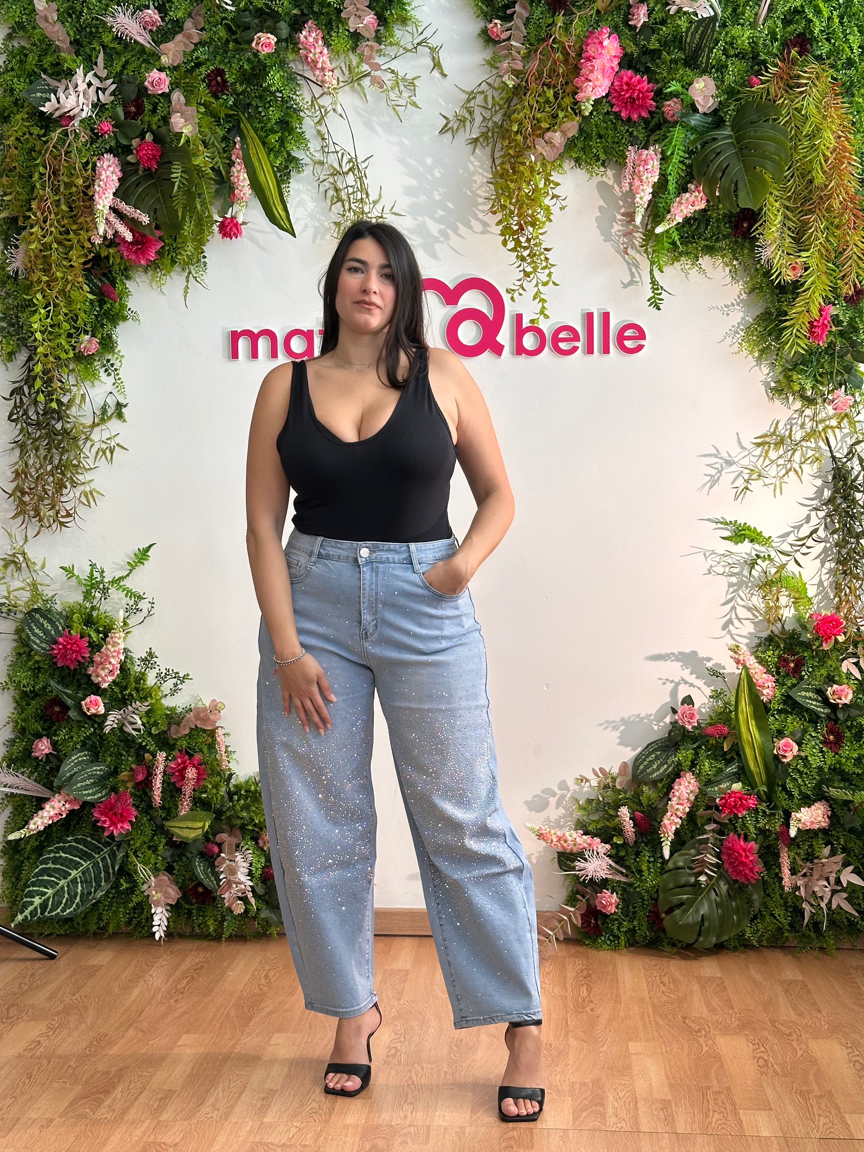 Jeans Balloon strass